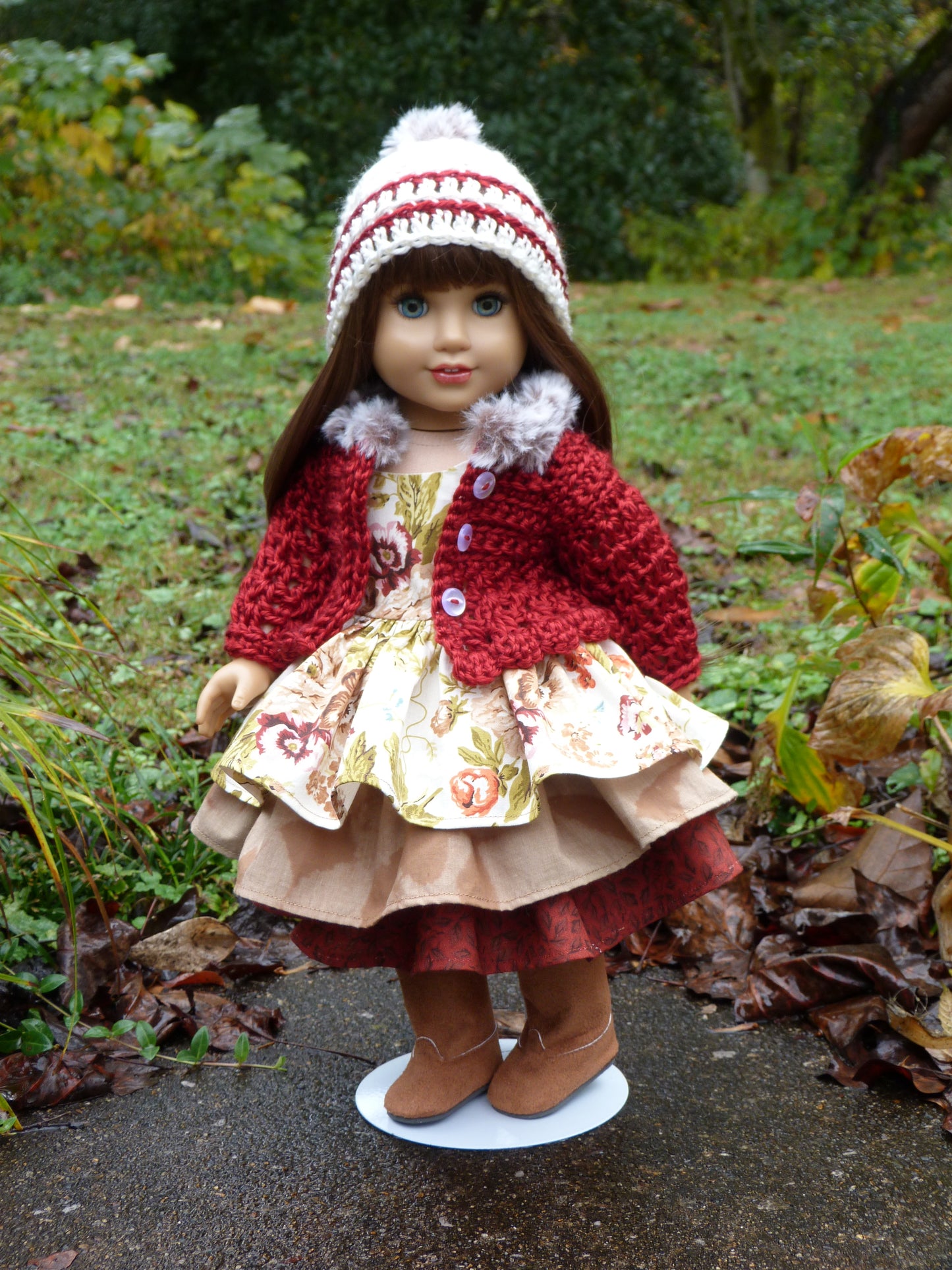 Autumn Outfit Handmade to fit 18 Inch American Doll