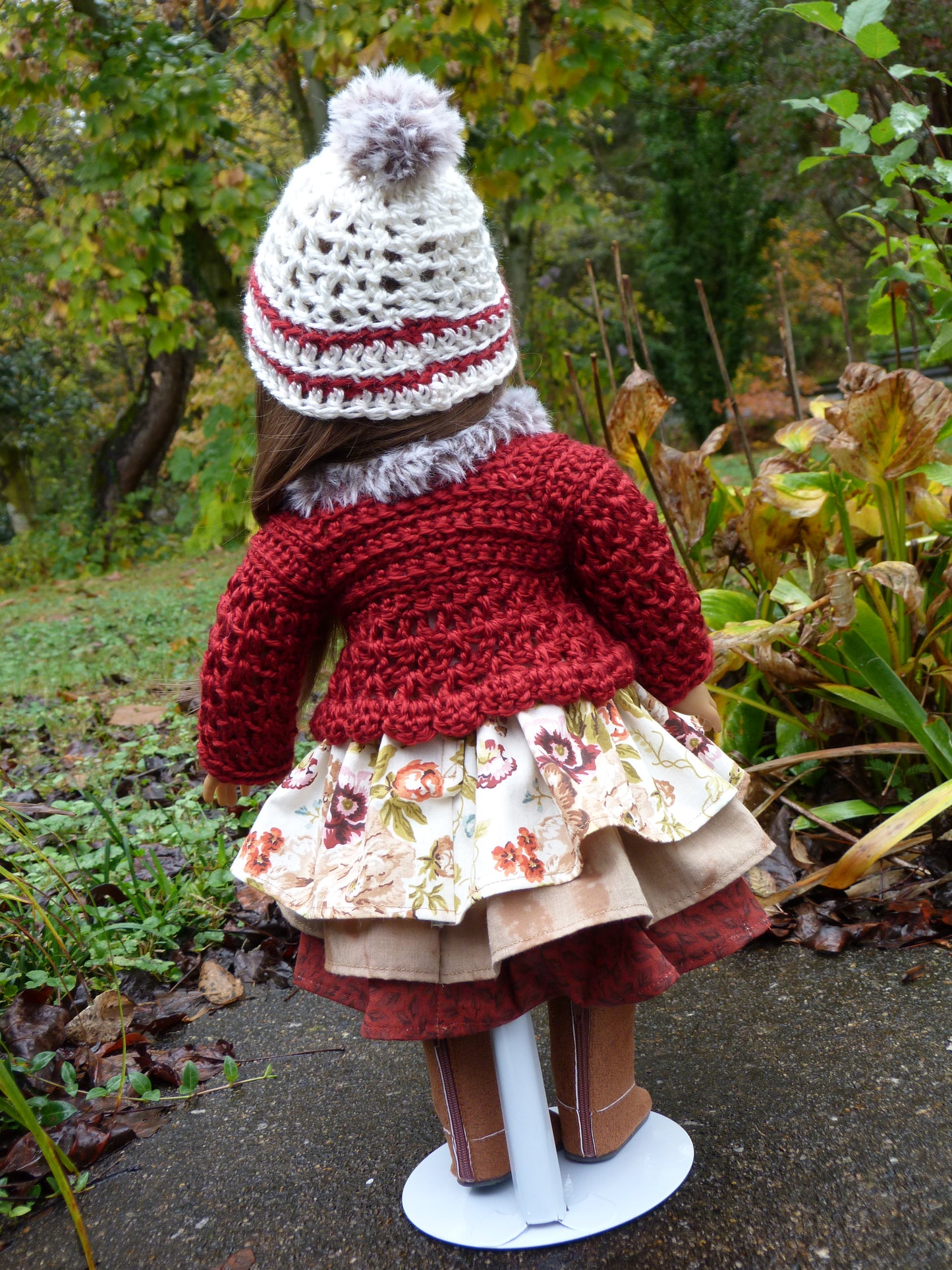 Autumn Outfit Handmade to fit 18 Inch American Doll