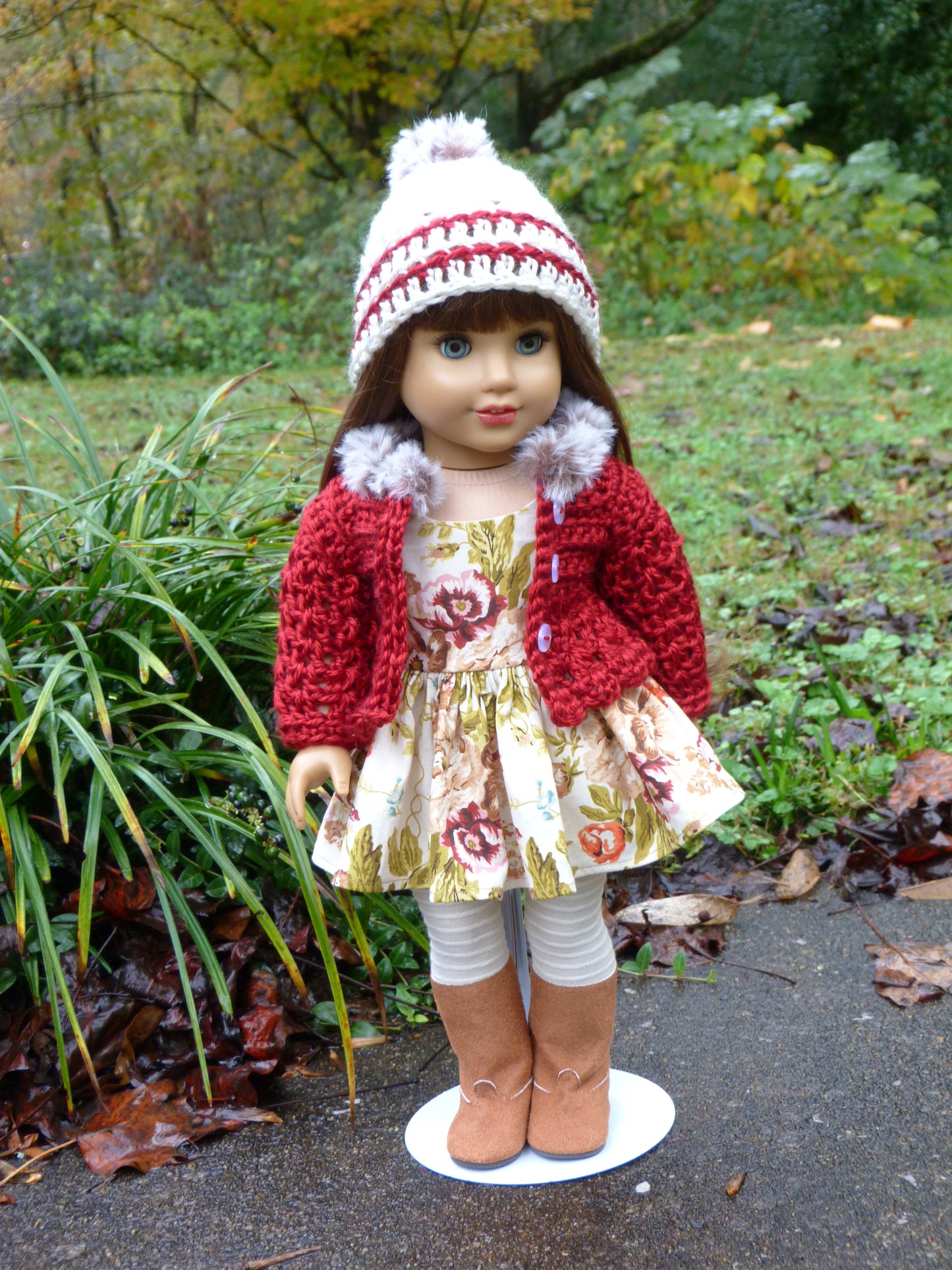 Autumn Outfit Handmade to fit 18 Inch American Doll