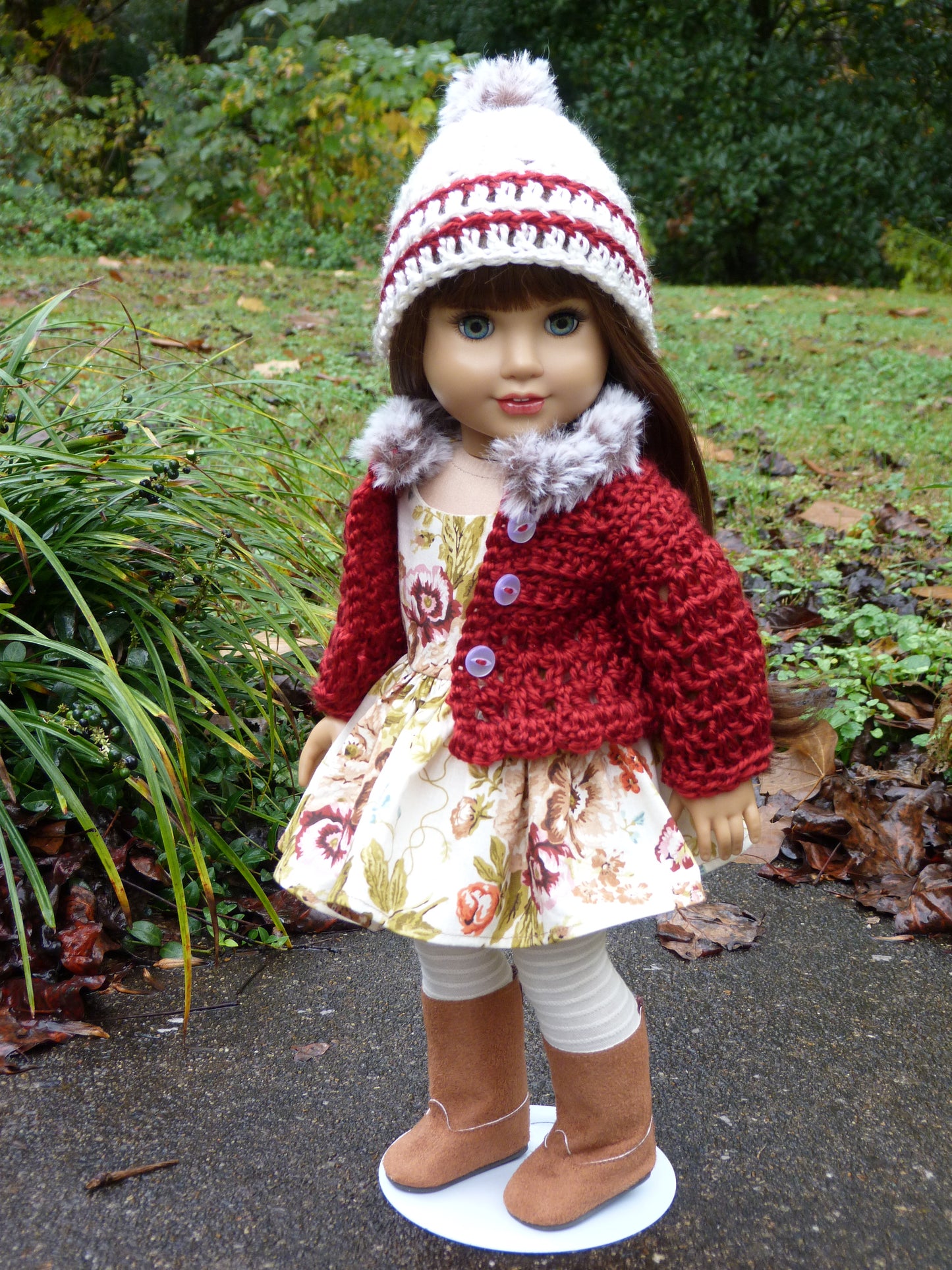 Autumn Outfit Handmade to fit 18 Inch American Doll