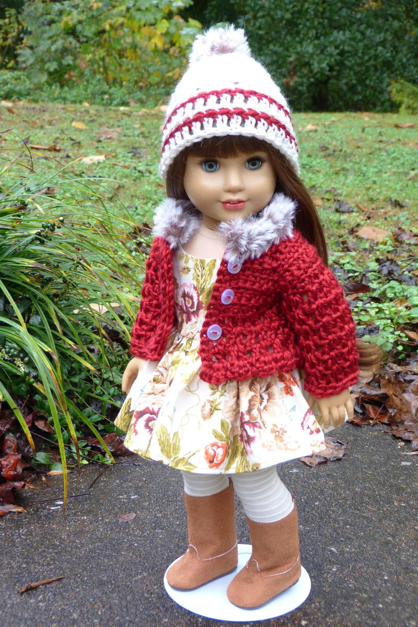 Autumn Outfit Handmade to fit 18 Inch American Doll