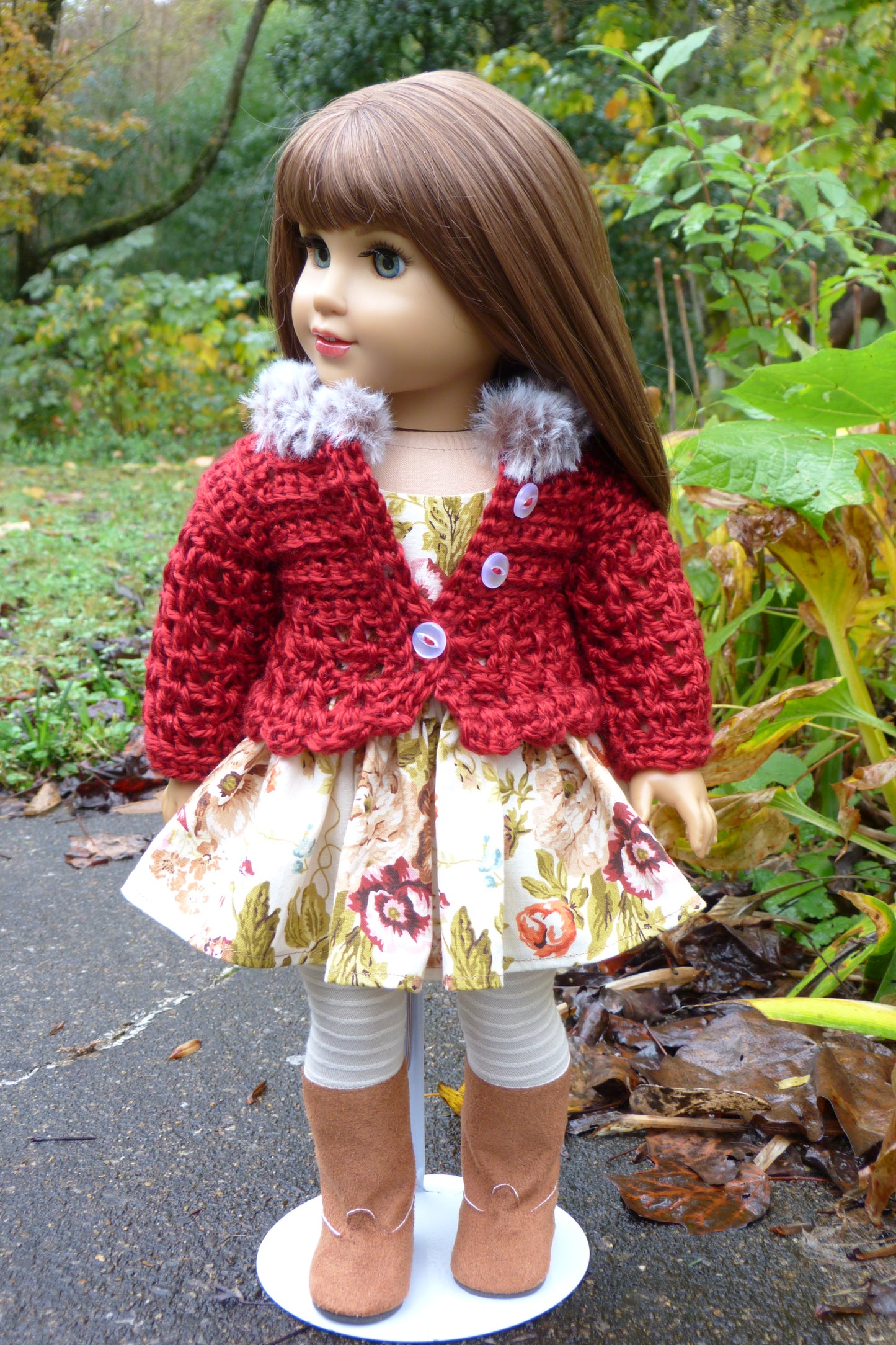 Autumn Outfit Handmade to fit 18 Inch American Doll