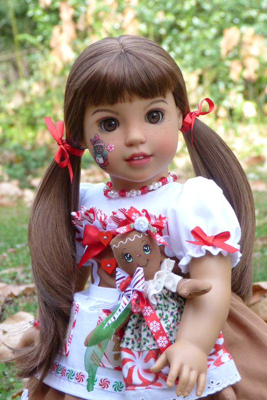 OOAK American Girl Doll - Custom Gingerbread - Cookie