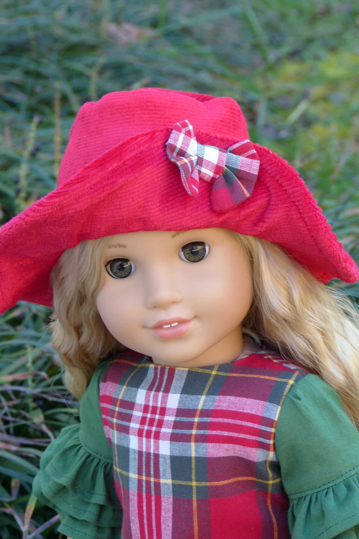 Christmas Outfit Handmade to fit 18 Inch American Doll