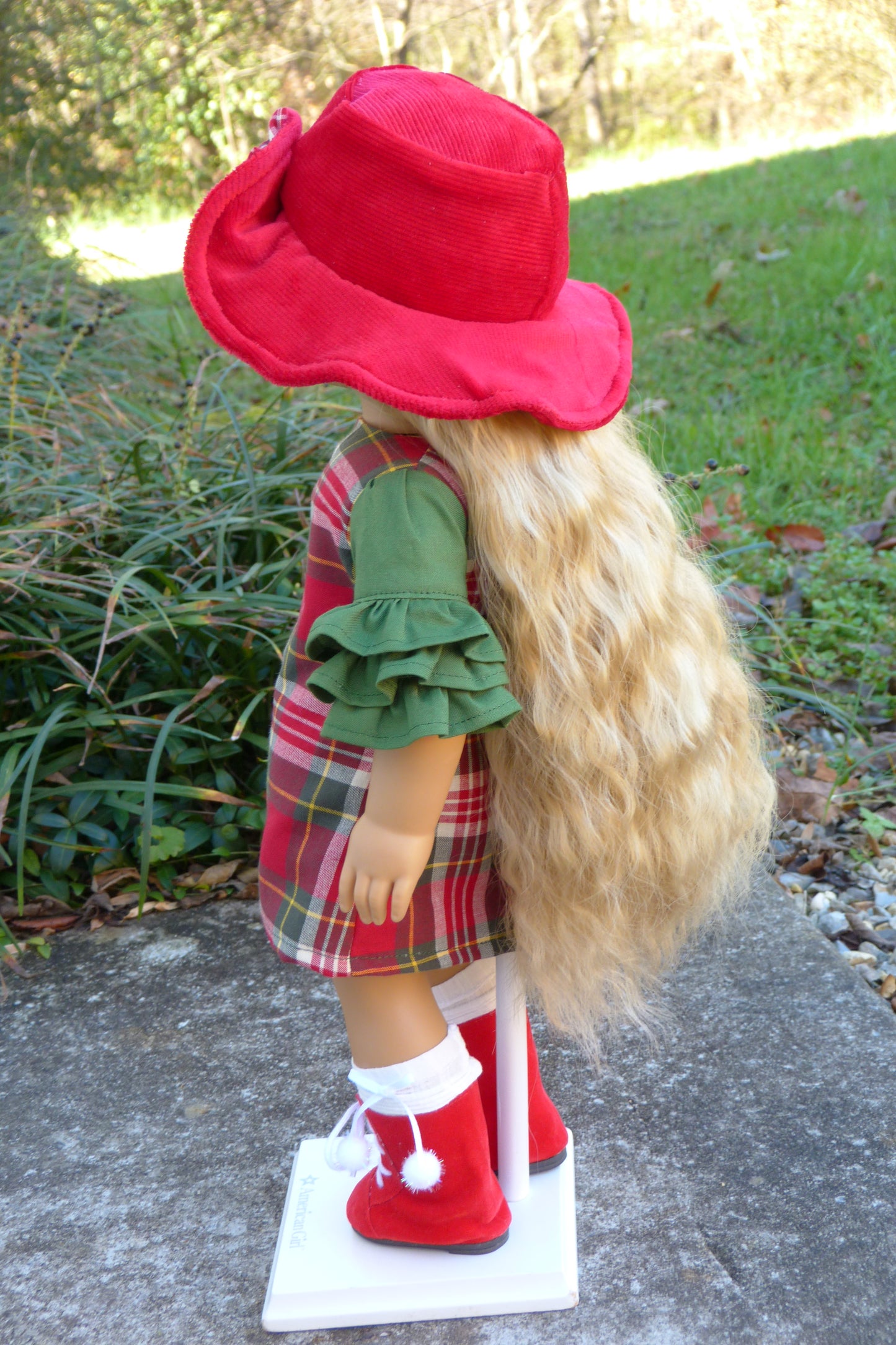 Christmas Outfit Handmade to fit 18 Inch American Doll