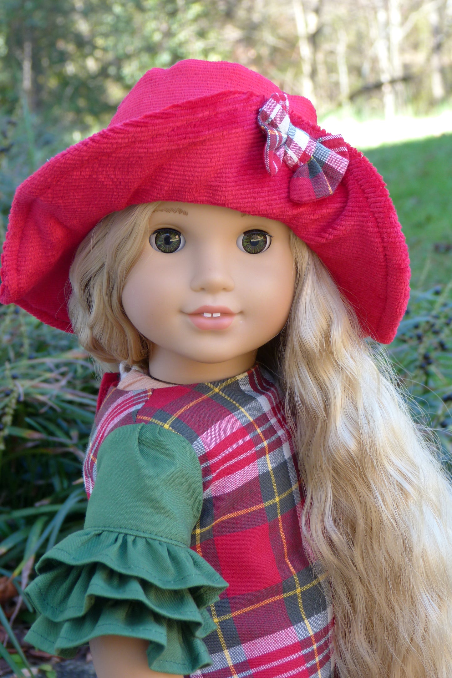 Christmas Outfit Handmade to fit 18 Inch American Doll