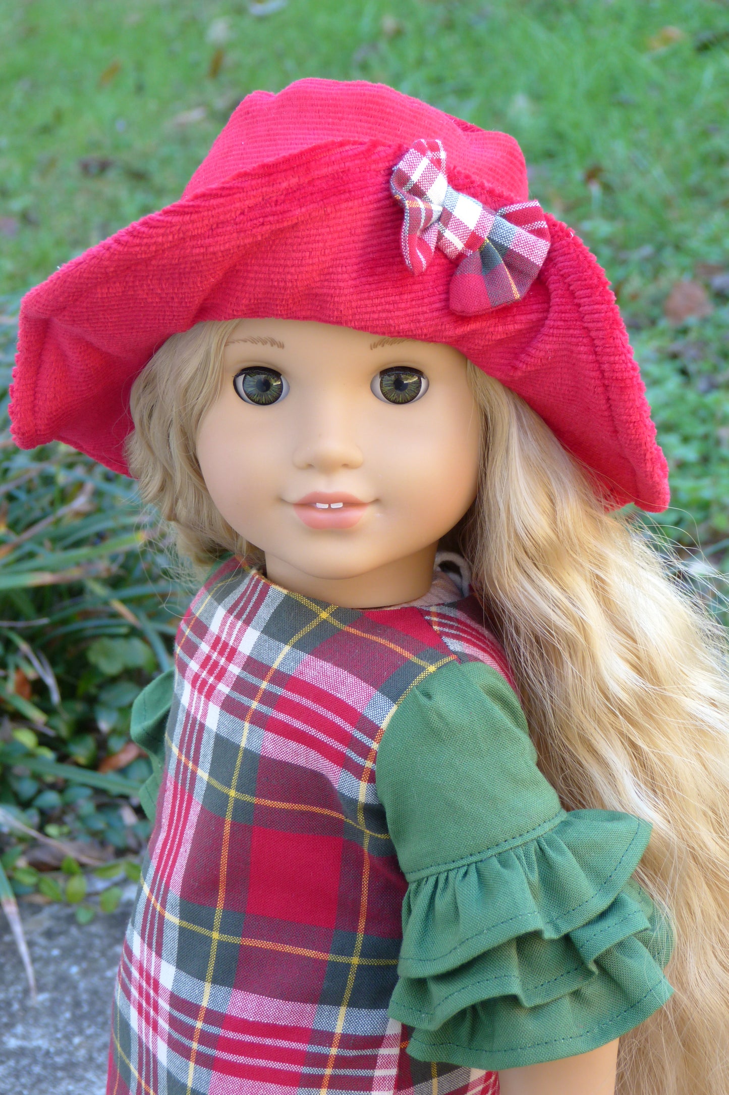 Christmas Outfit Handmade to fit 18 Inch American Doll