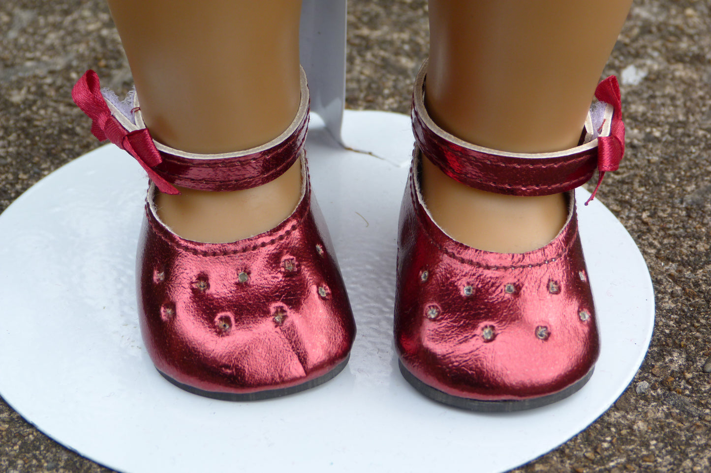 Plaid Christmas Outfit Handmade to fit 18 Inch American Doll