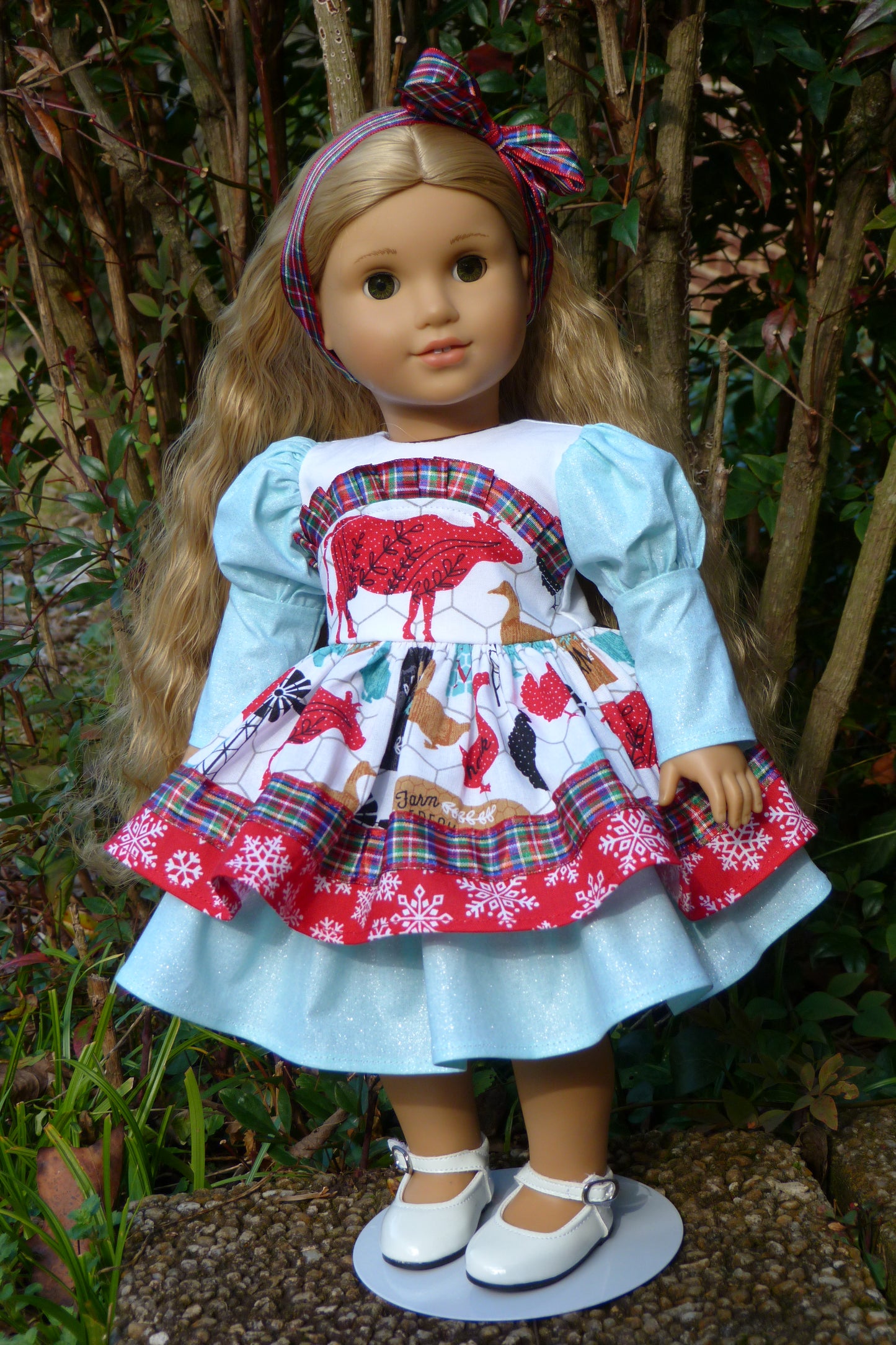 Winter Farm Outfit Handmade to fit 18 Inch American Doll