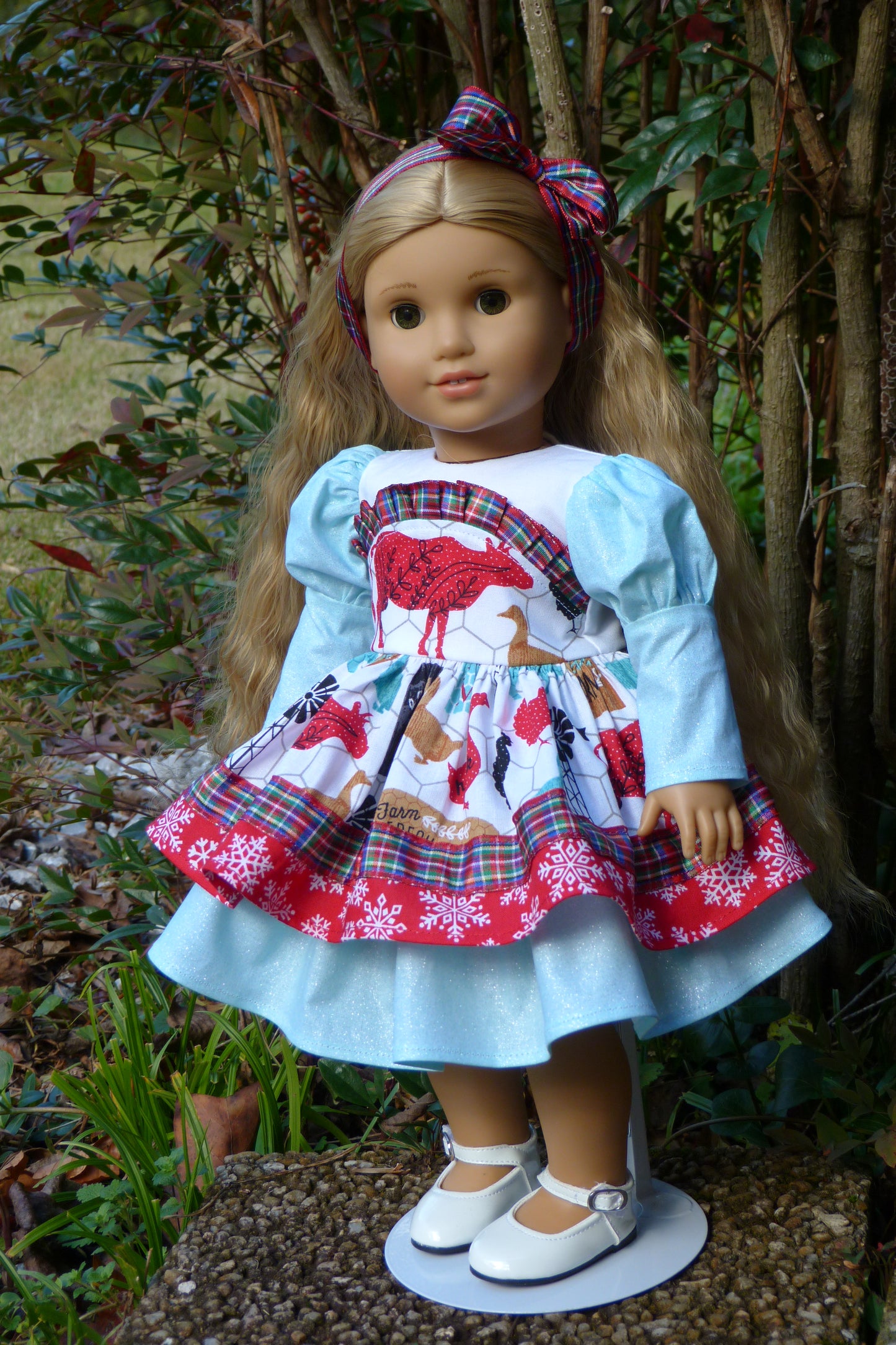 Winter Farm Outfit Handmade to fit 18 Inch American Doll