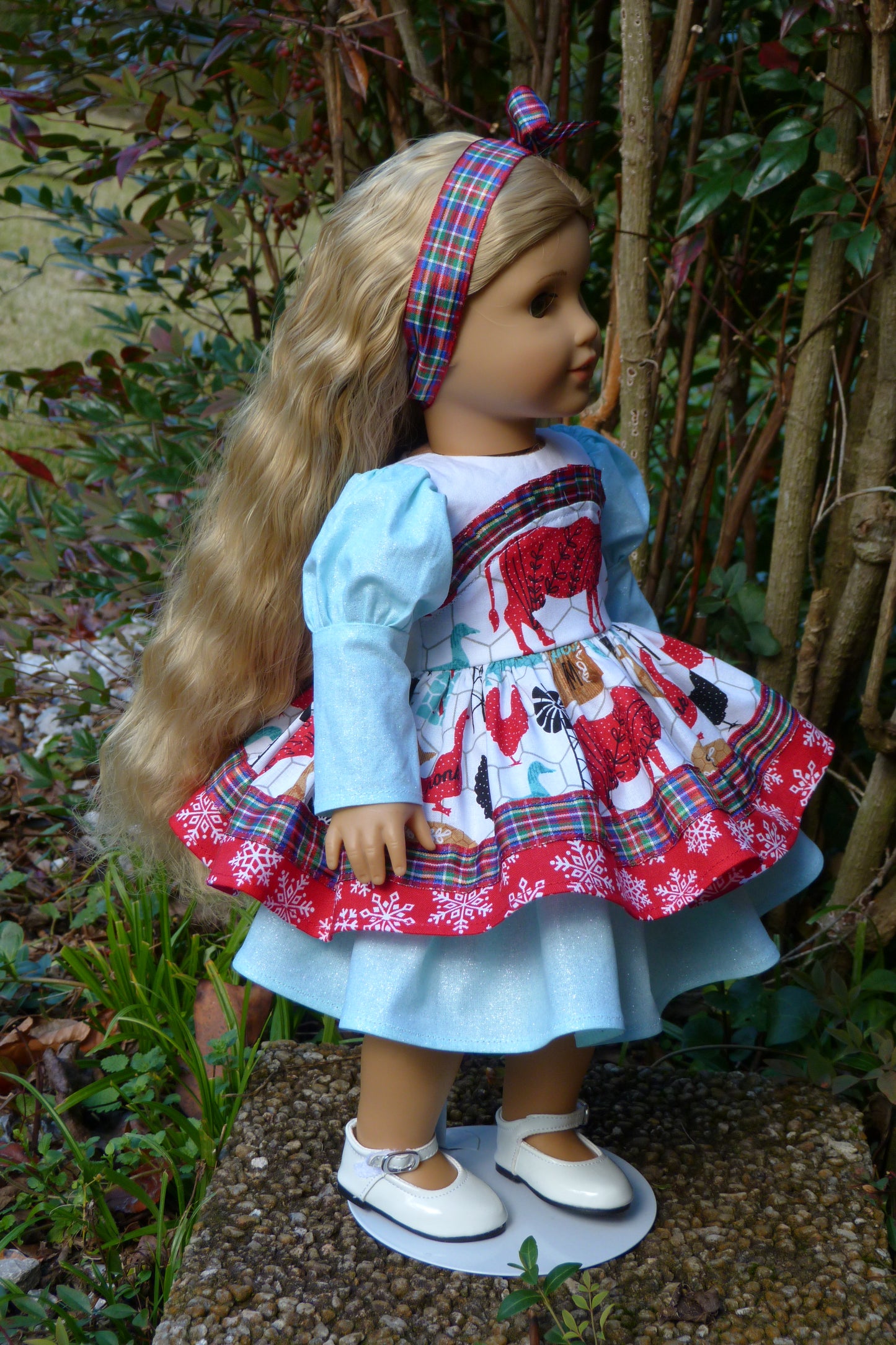 Winter Farm Outfit Handmade to fit 18 Inch American Doll