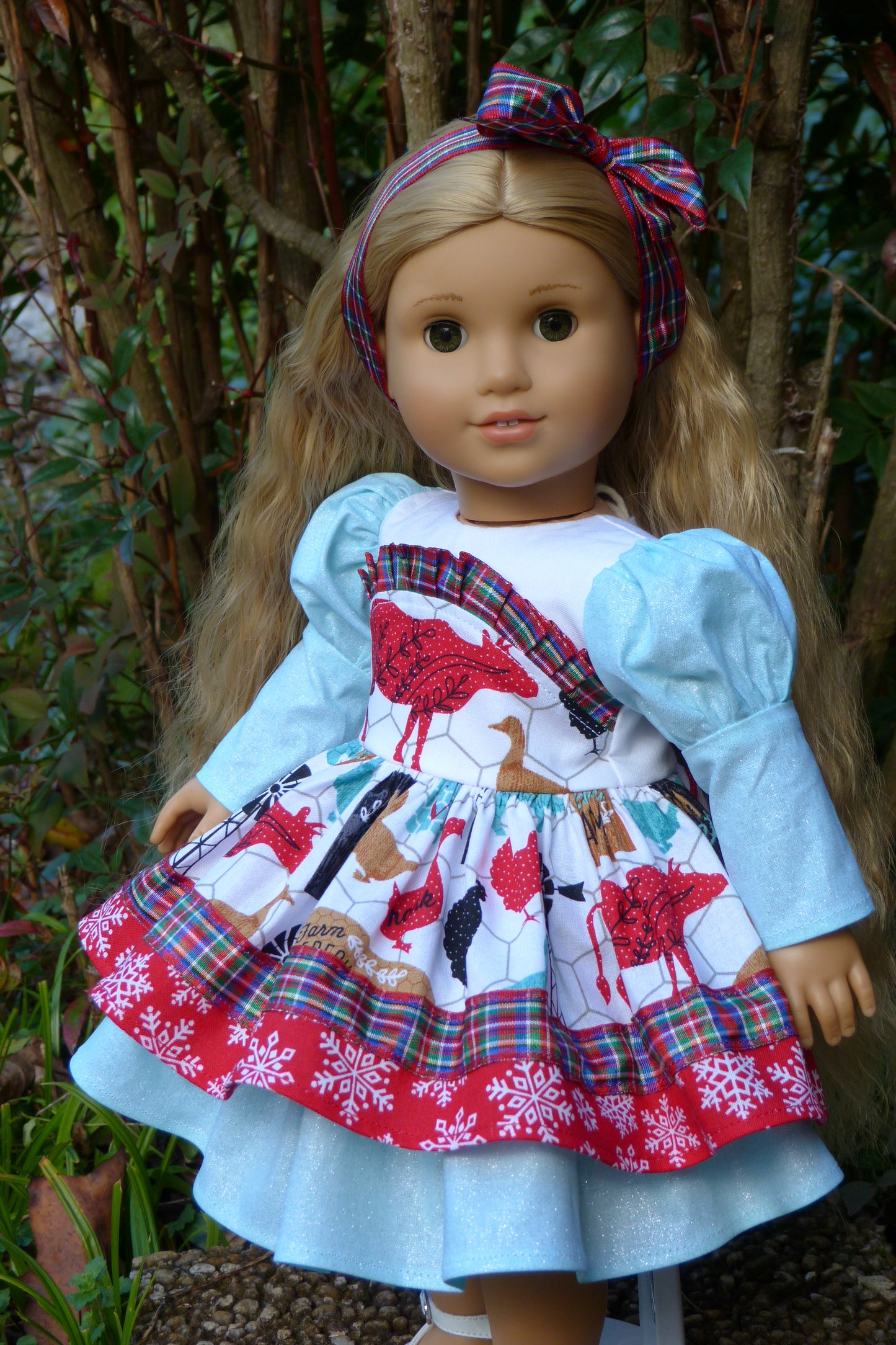 Winter Farm Outfit Handmade to fit 18 Inch American Doll