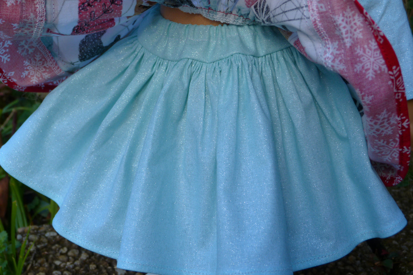 Winter Farm Outfit Handmade to fit 18 Inch American Doll