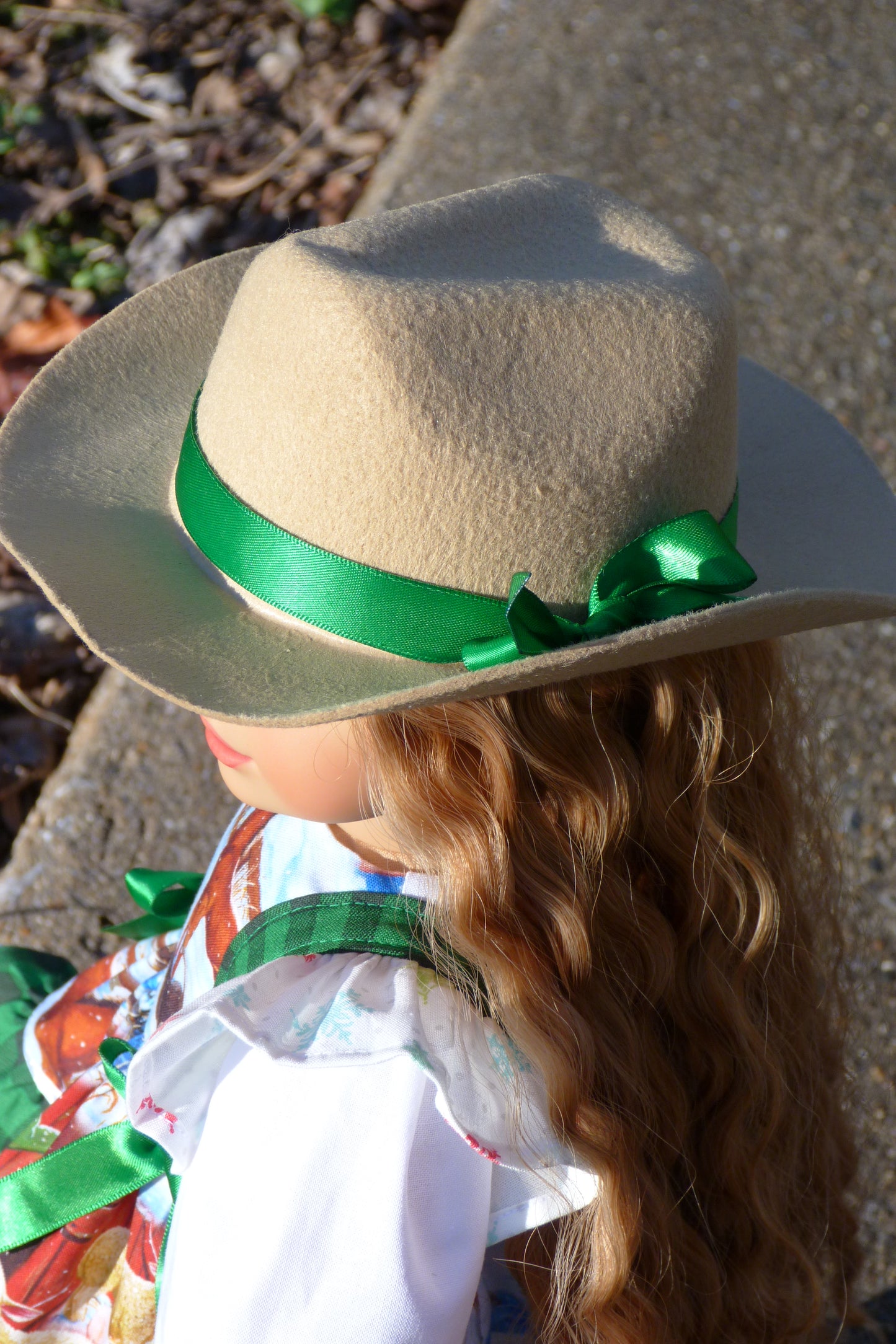 Custom Christmas Farm Girl Doll - Holly