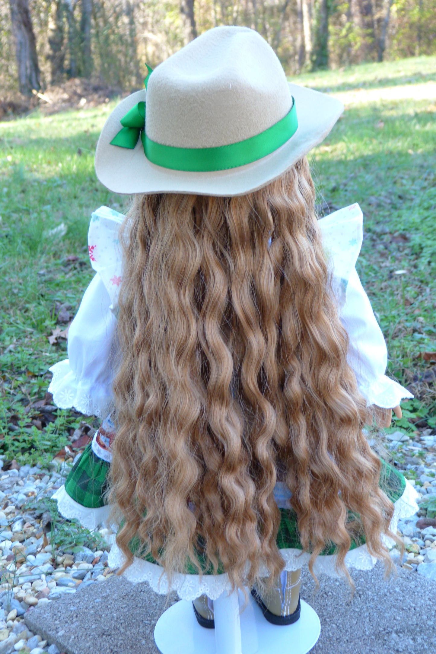 Custom Christmas Farm Girl Doll - Holly