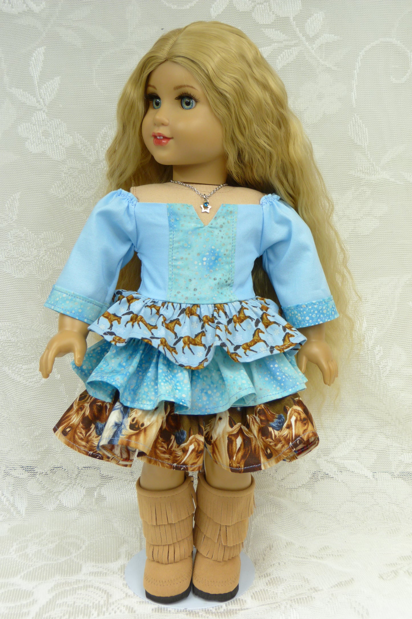 Winter Cowgirl Doll Outfit