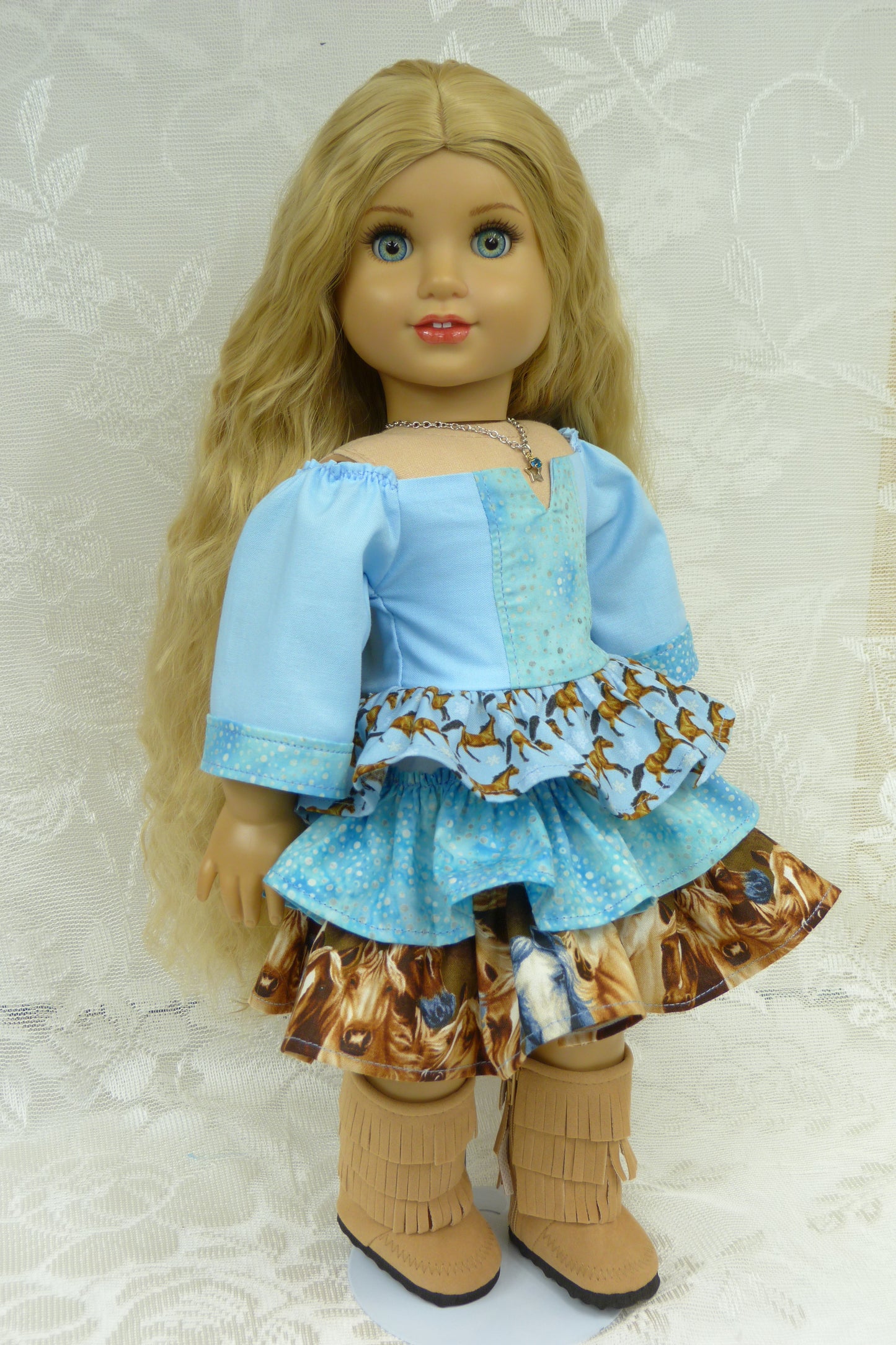 Winter Cowgirl Doll Outfit