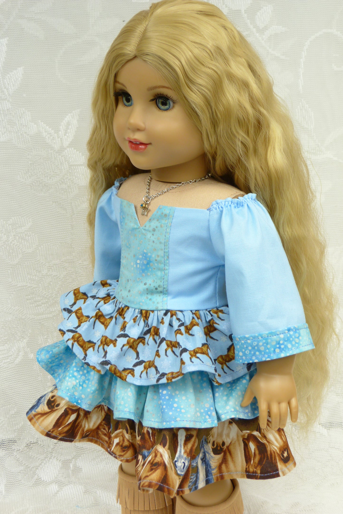 Winter Cowgirl Doll Outfit