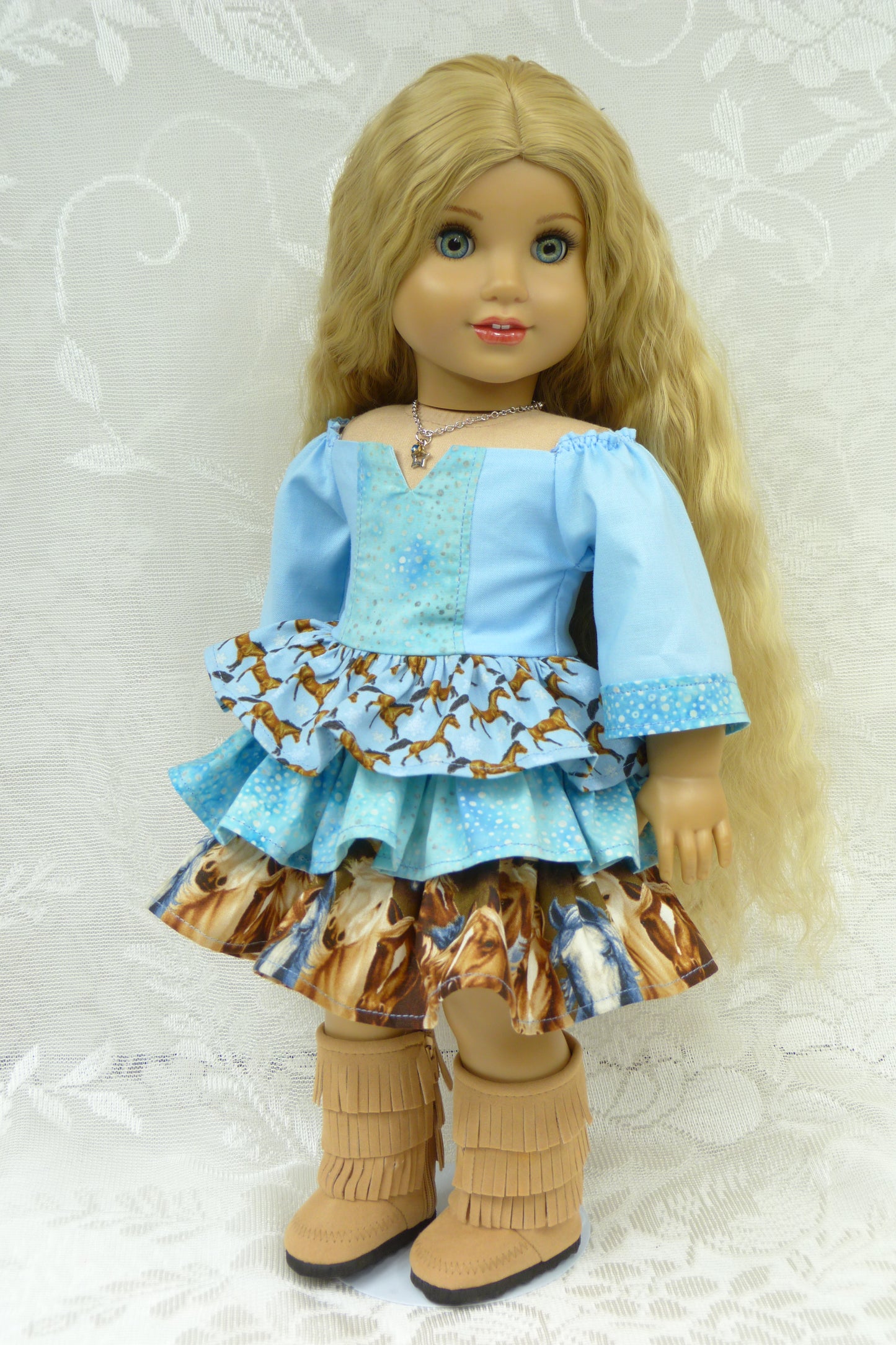 Winter Cowgirl Doll Outfit