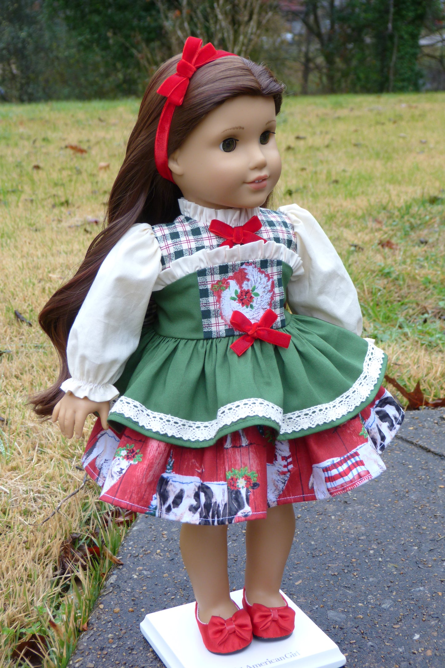 Christmas Farm Doll Outfit