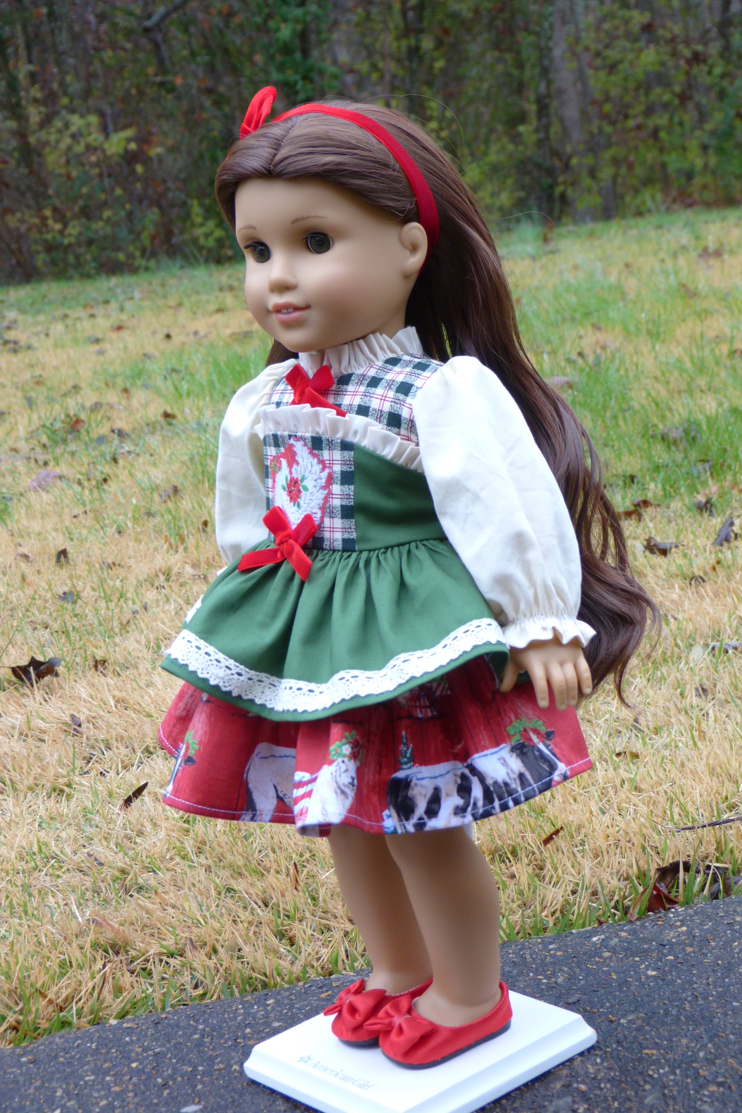 Christmas Farm Doll Outfit