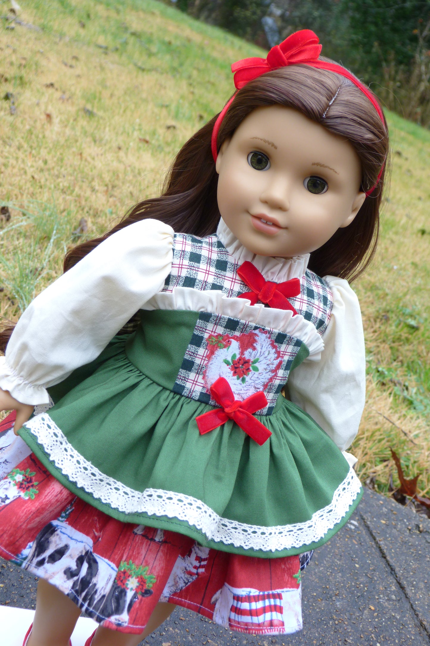 Christmas Farm Doll Outfit