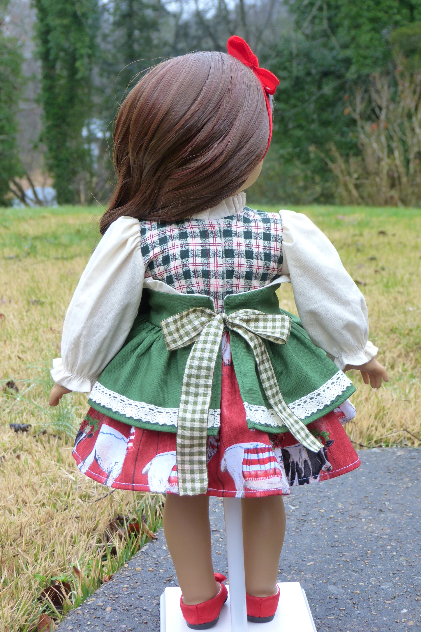 Christmas Farm Doll Outfit