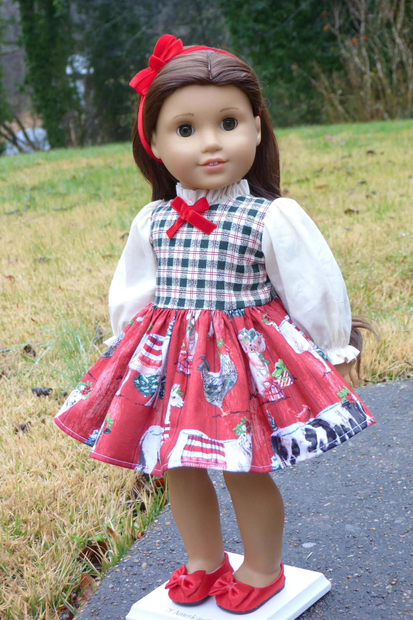 Christmas Farm Doll Outfit