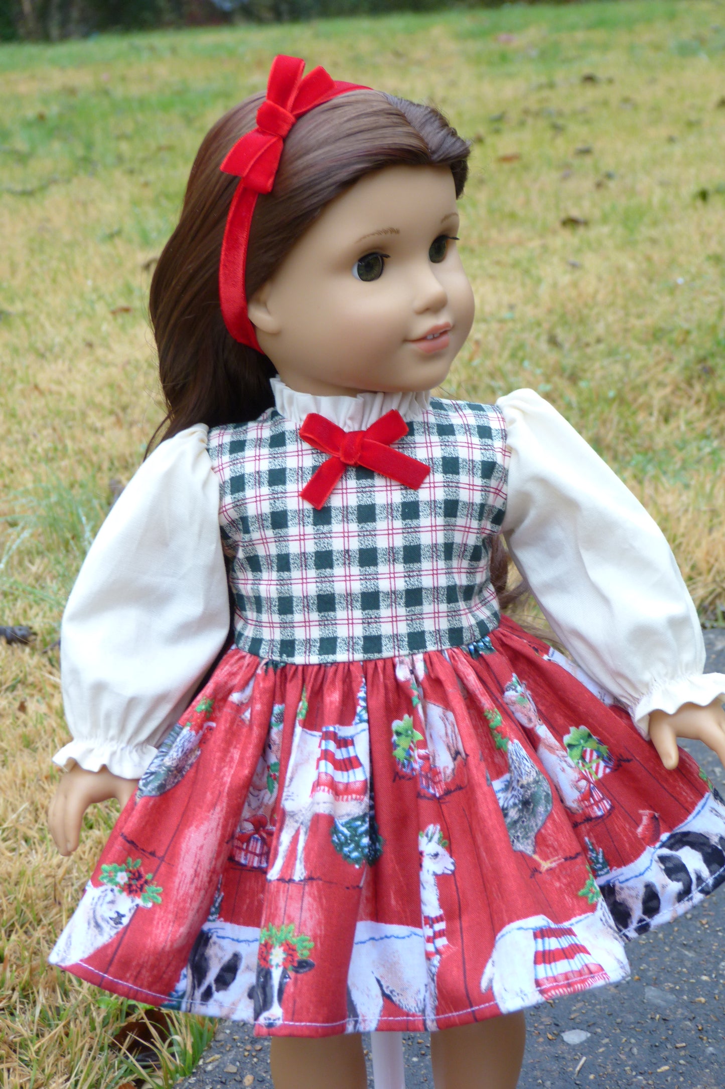 Christmas Farm Doll Outfit