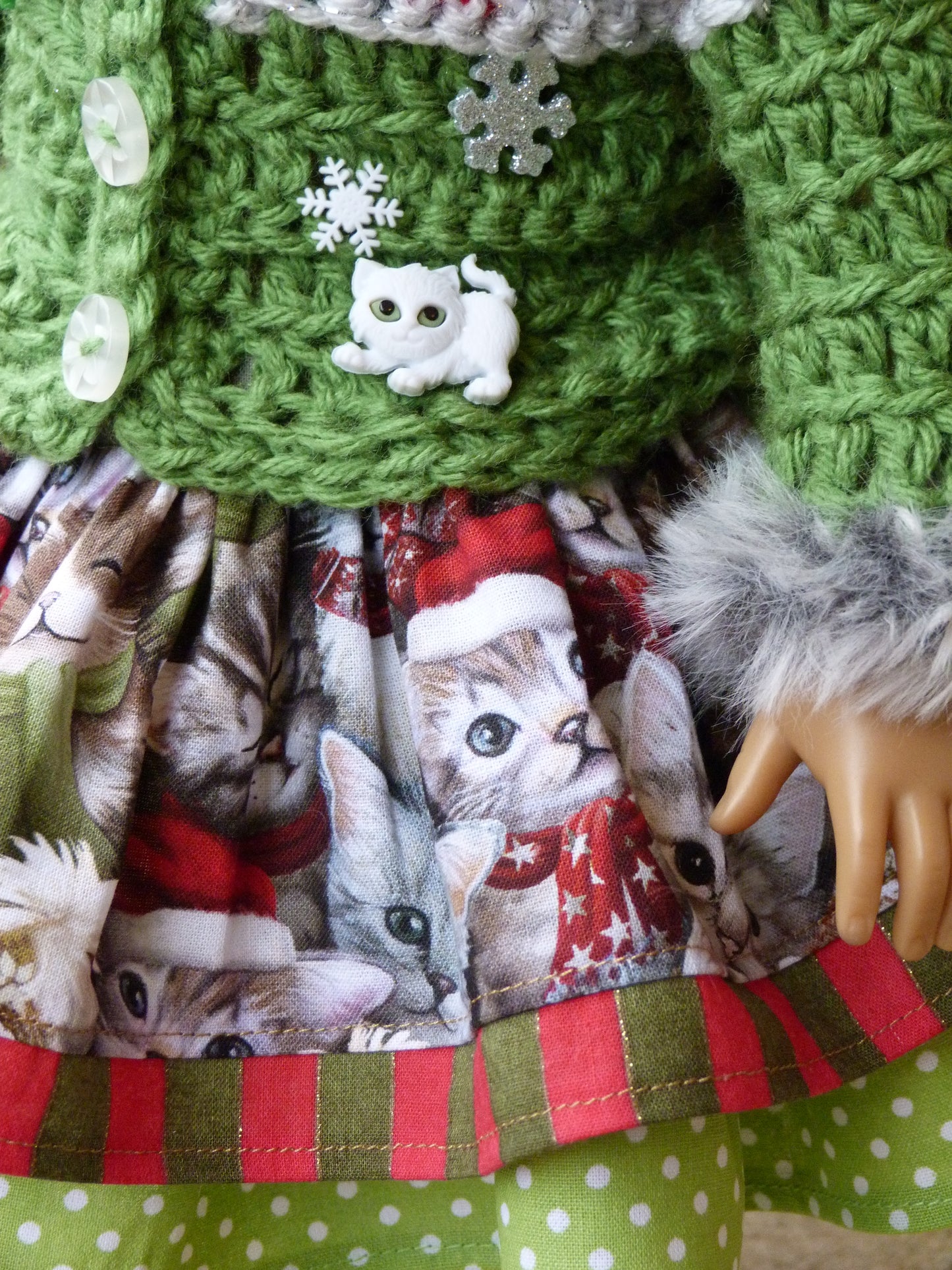 Winter Kittens Doll Outfit