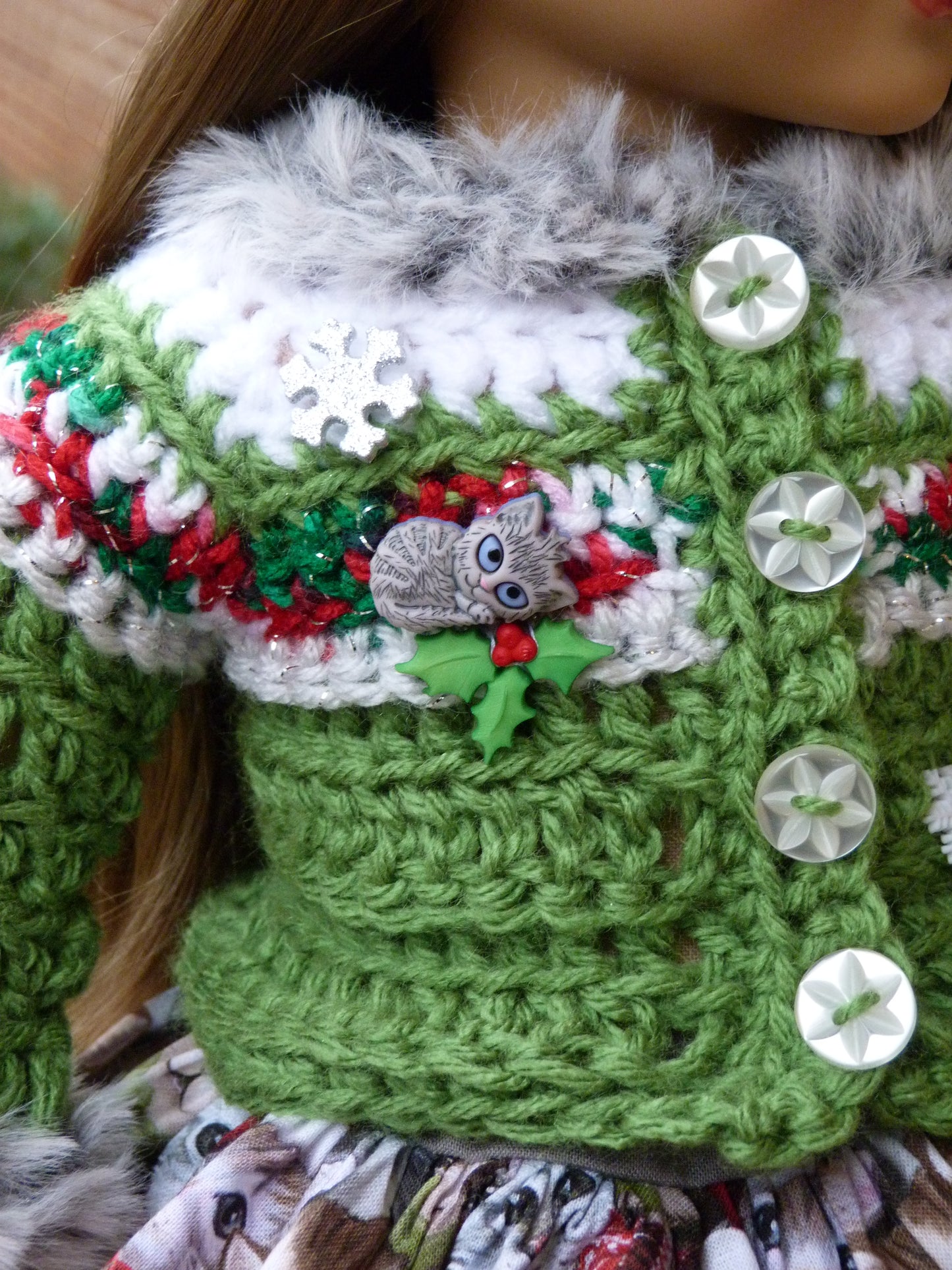 Winter Kittens Doll Outfit