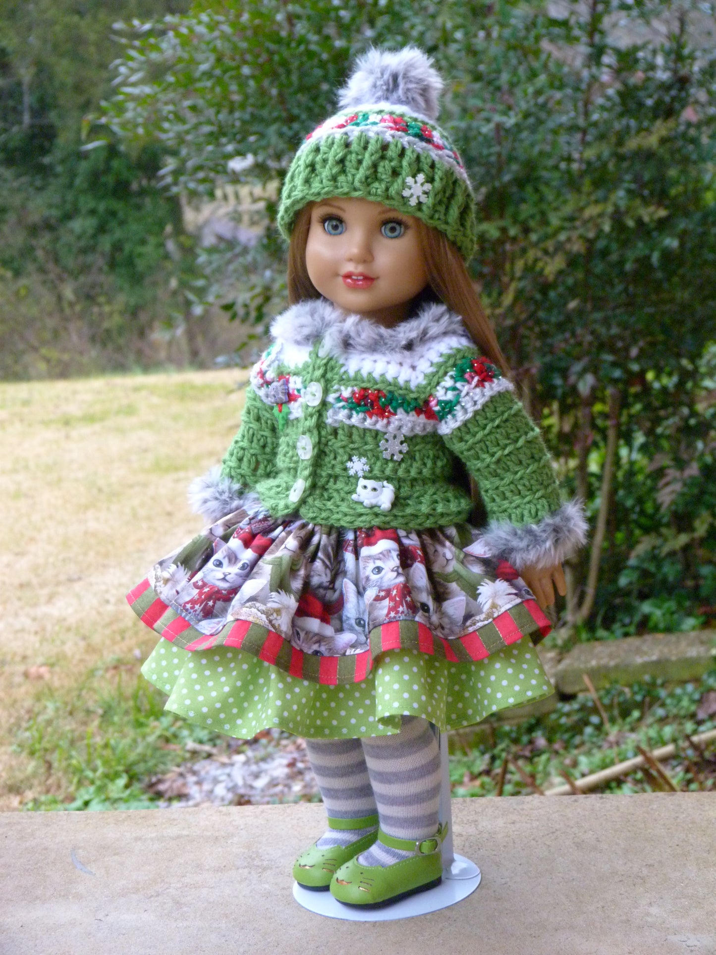 Winter Kittens Doll Outfit