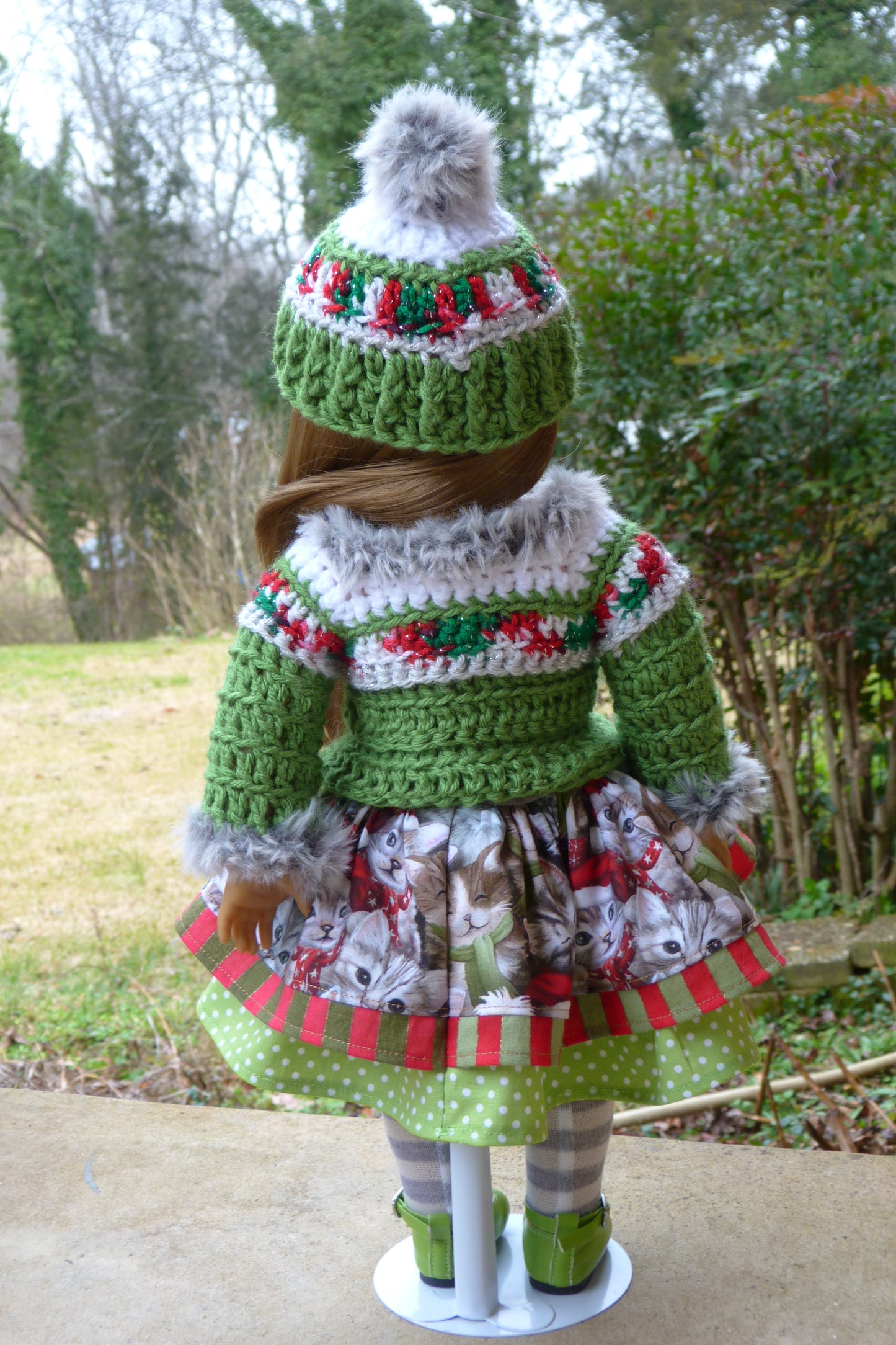 Winter Kittens Doll Outfit