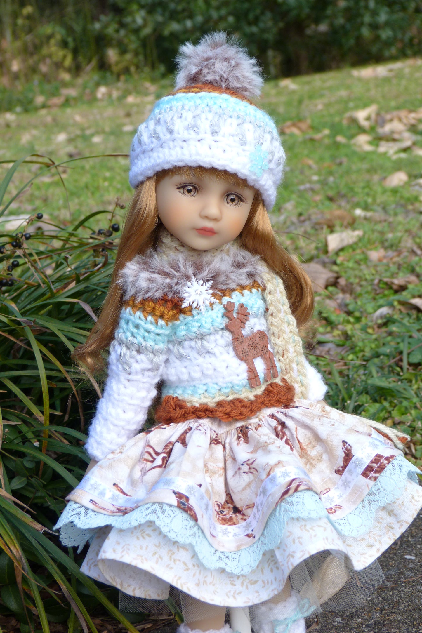 Winter Outfit Handmade to fit Ruby Red Fashion Friends Doll