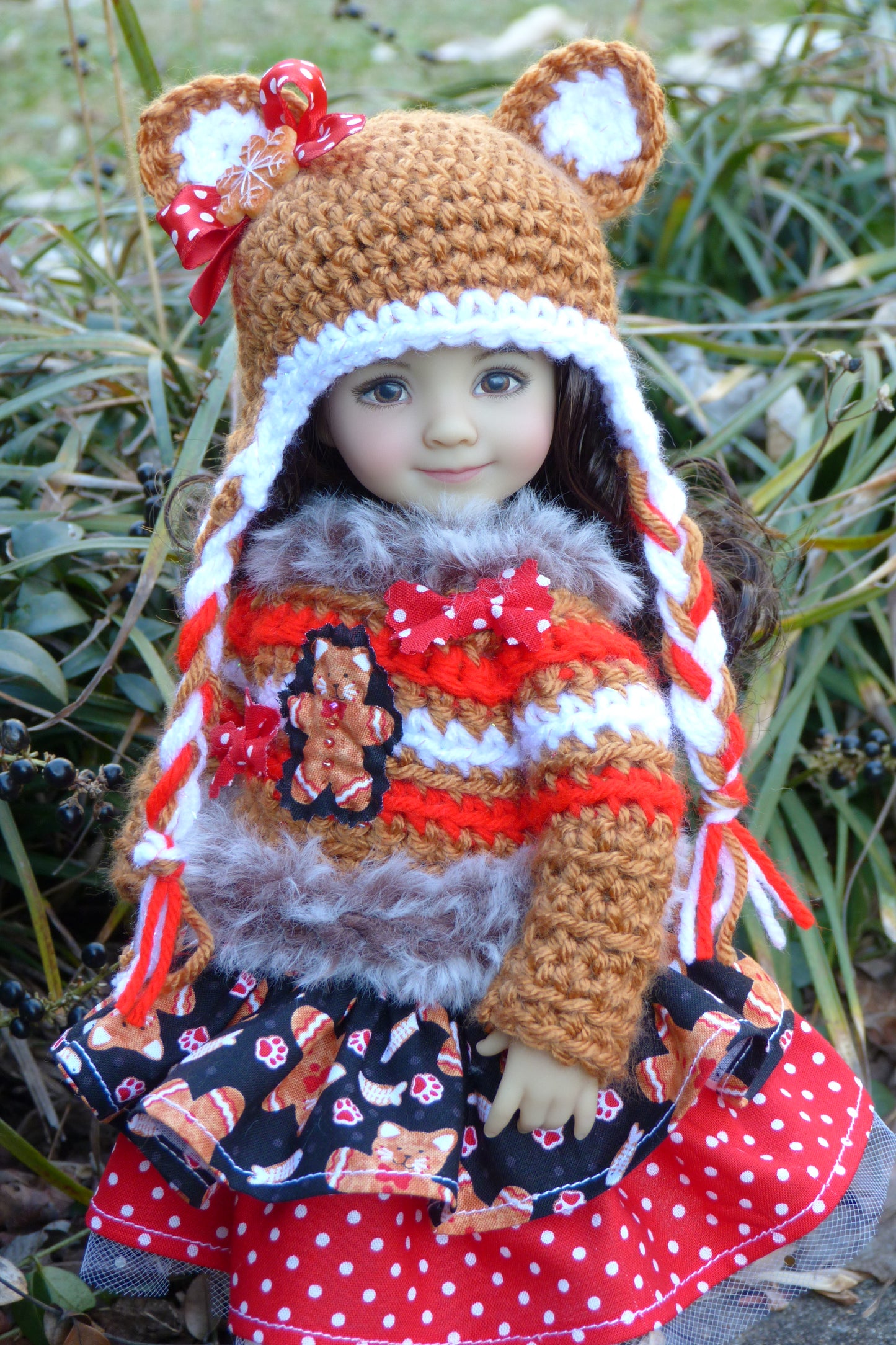 Gingerbread Cat Outfit