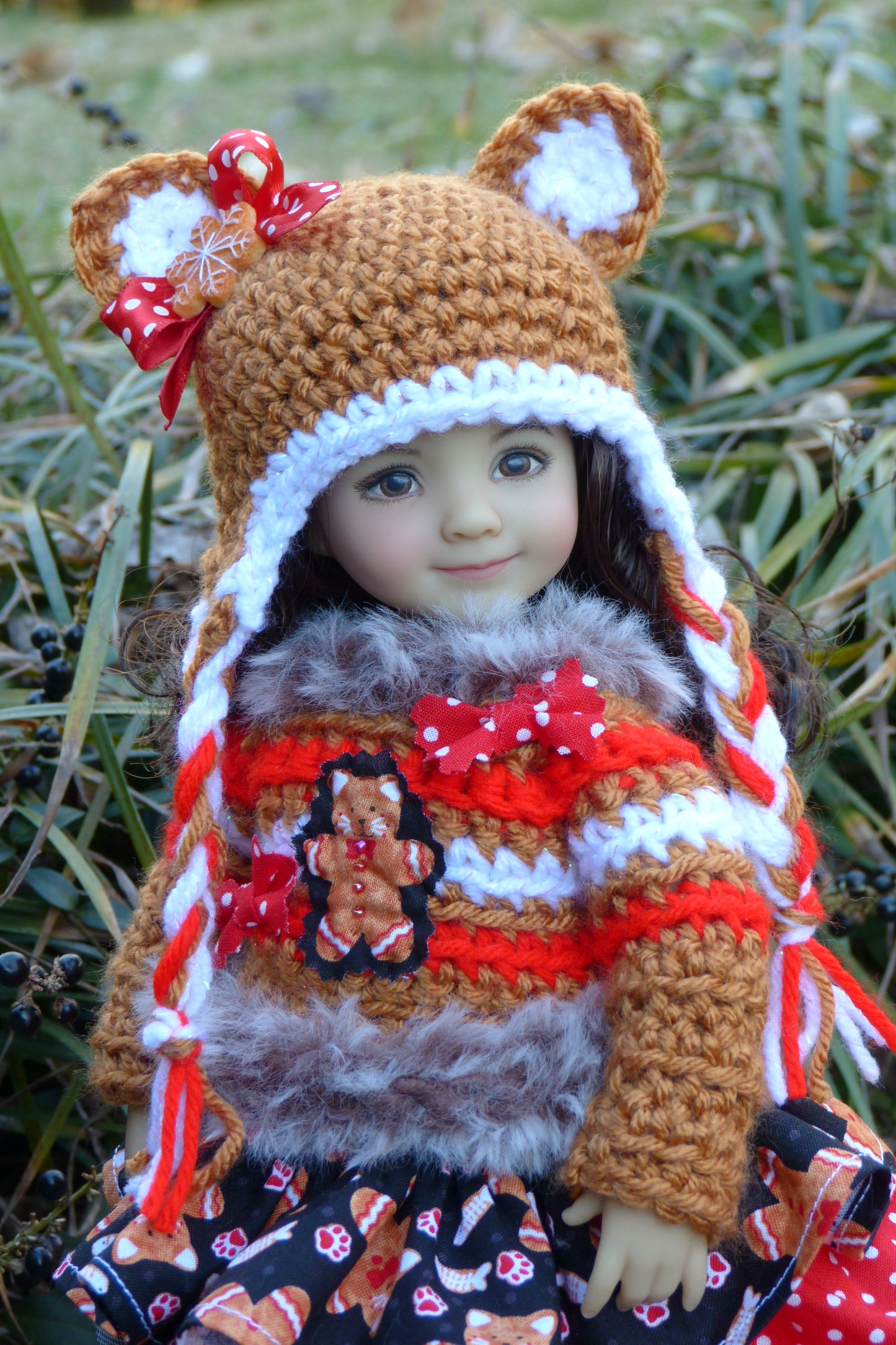 Gingerbread Cat Outfit