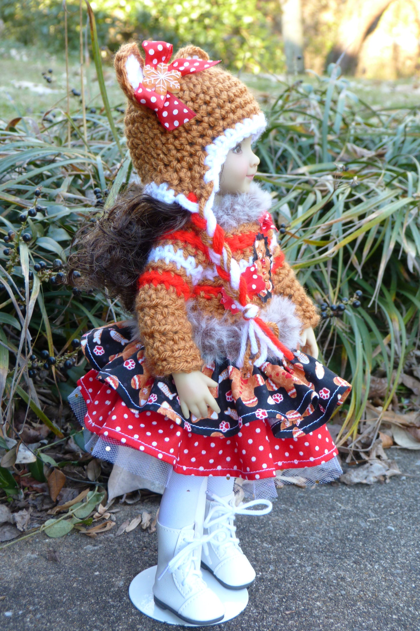 Gingerbread Cat Outfit