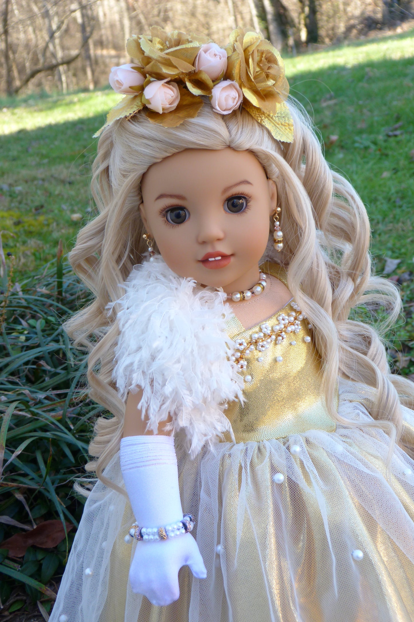 Custom American Girl Doll - Golden Princess Melody