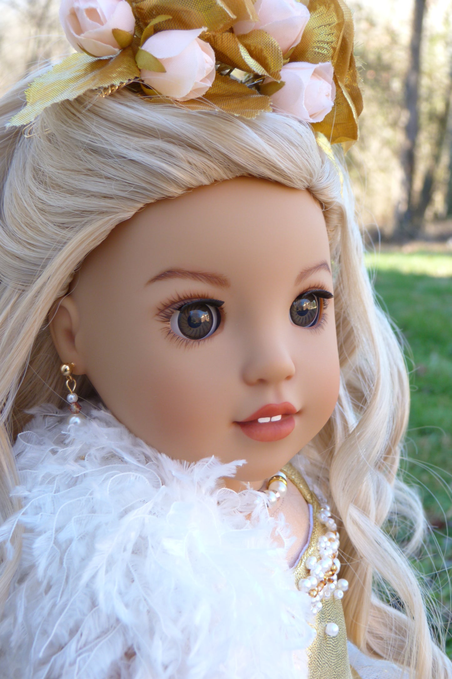 Custom American Girl Doll - Golden Princess Melody