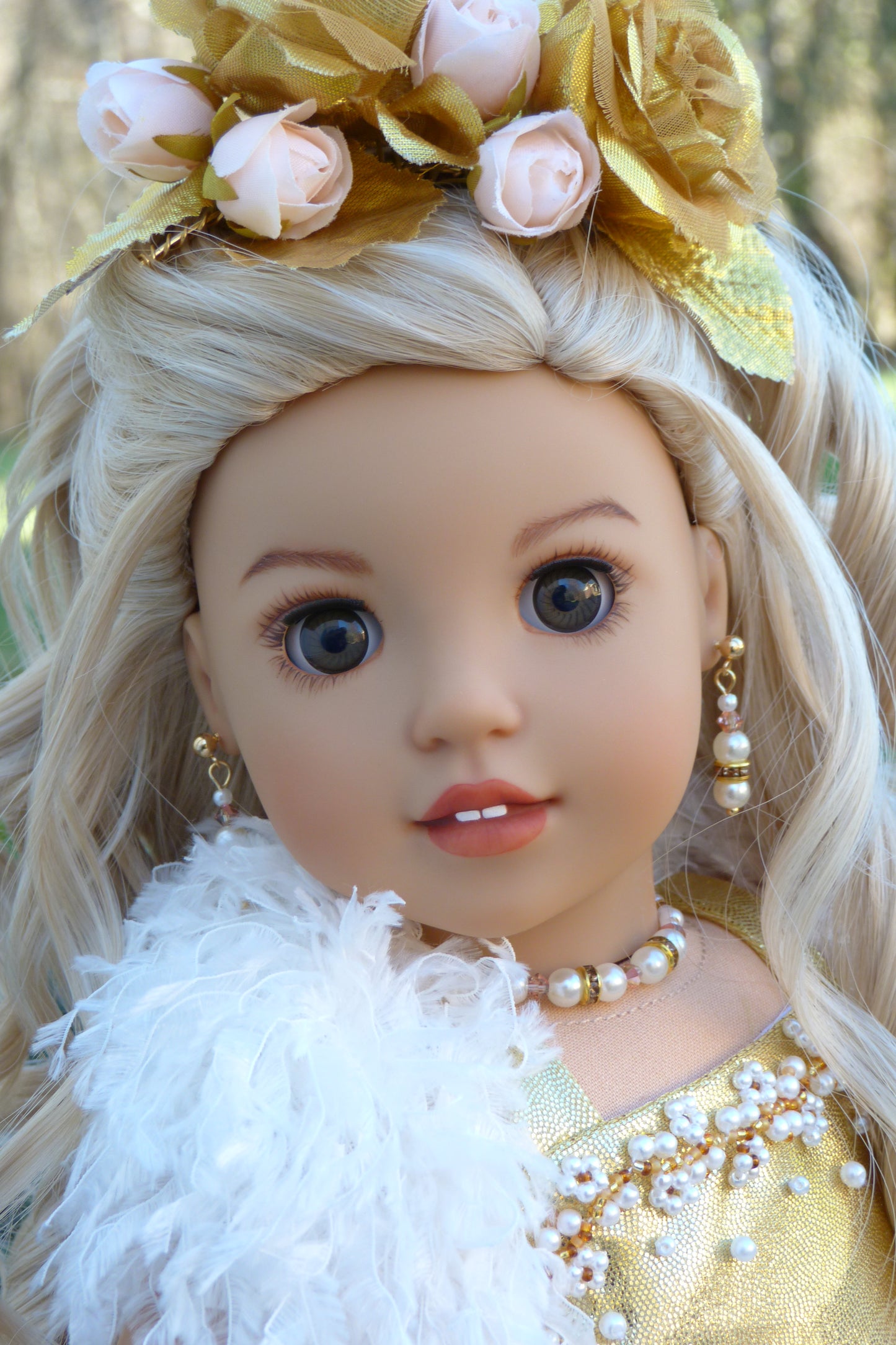 Custom American Girl Doll - Golden Princess Melody