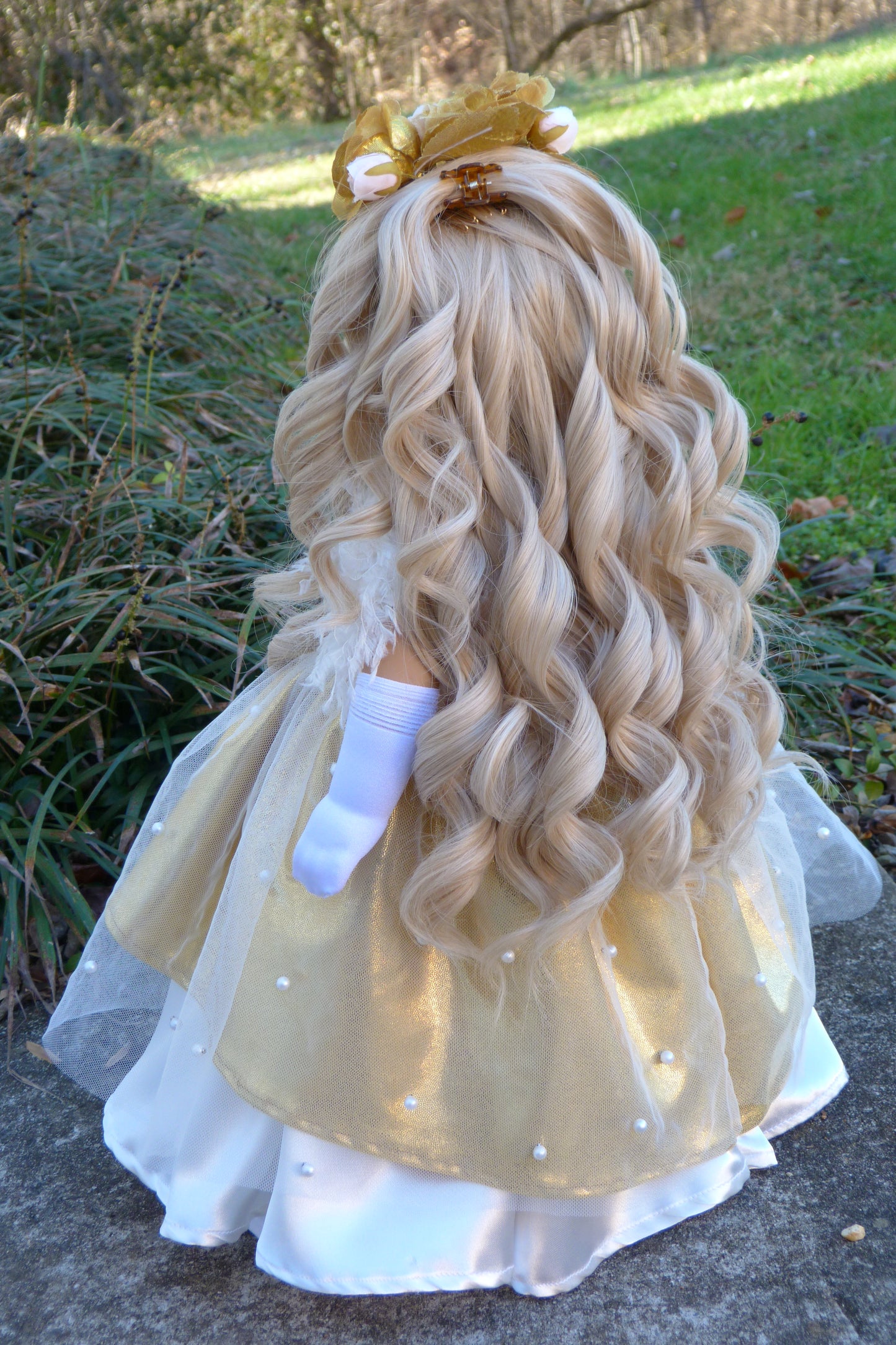 Custom American Girl Doll - Golden Princess Melody