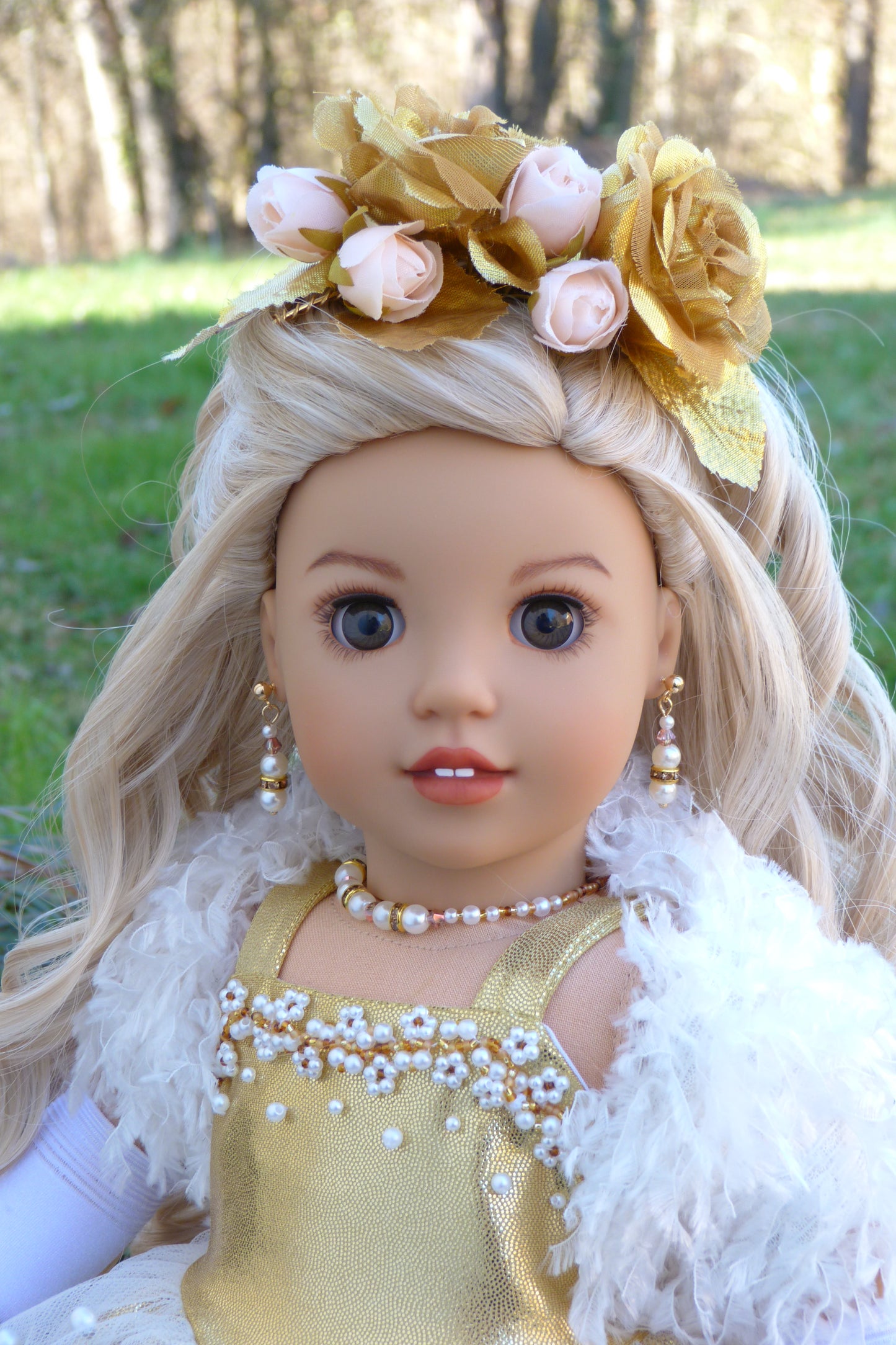 Custom American Girl Doll - Golden Princess Melody