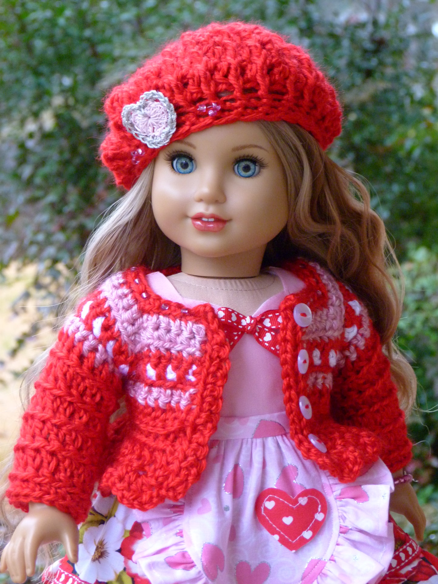 Valentine Outfit for 18 Inch American Girl Doll