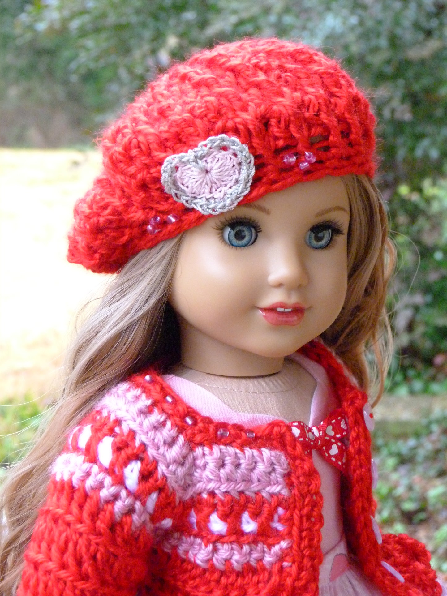Valentine Outfit for 18 Inch American Girl Doll