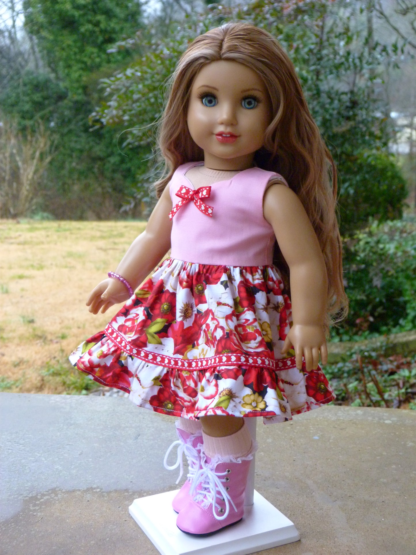 Valentine Outfit for 18 Inch American Girl Doll