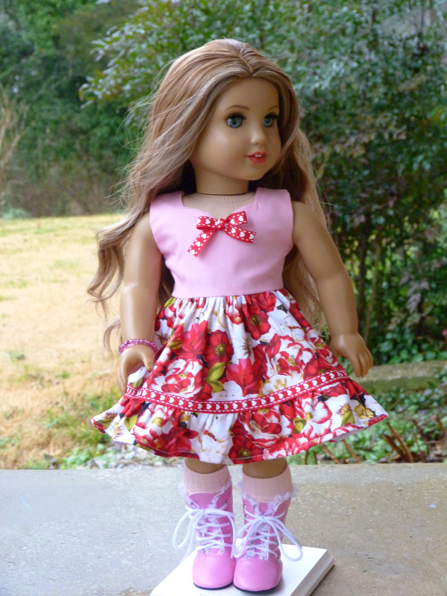 Valentine Outfit for 18 Inch American Girl Doll