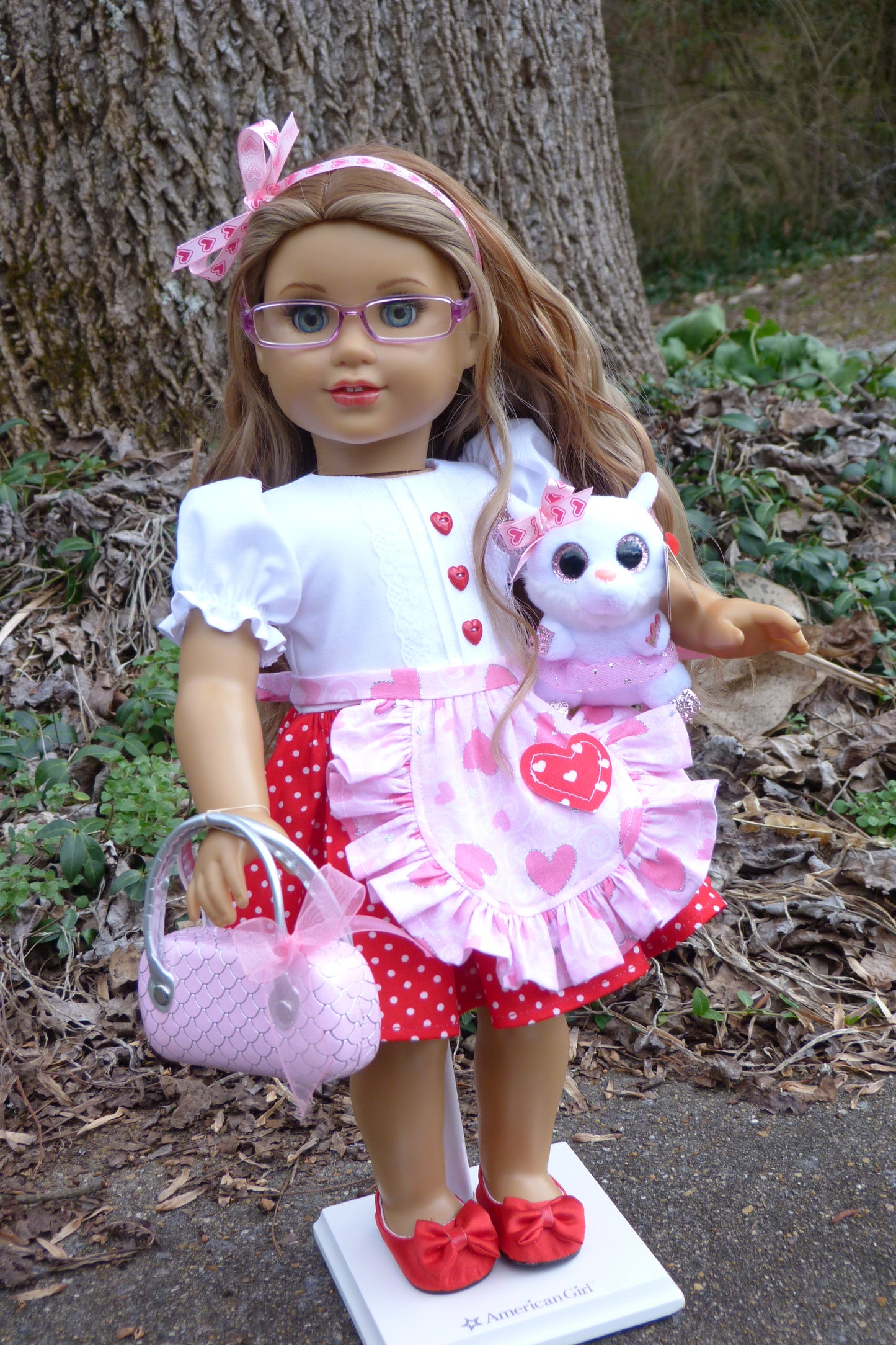 Sweetie Valentine Doll Outfit for 18 Inch AG Doll