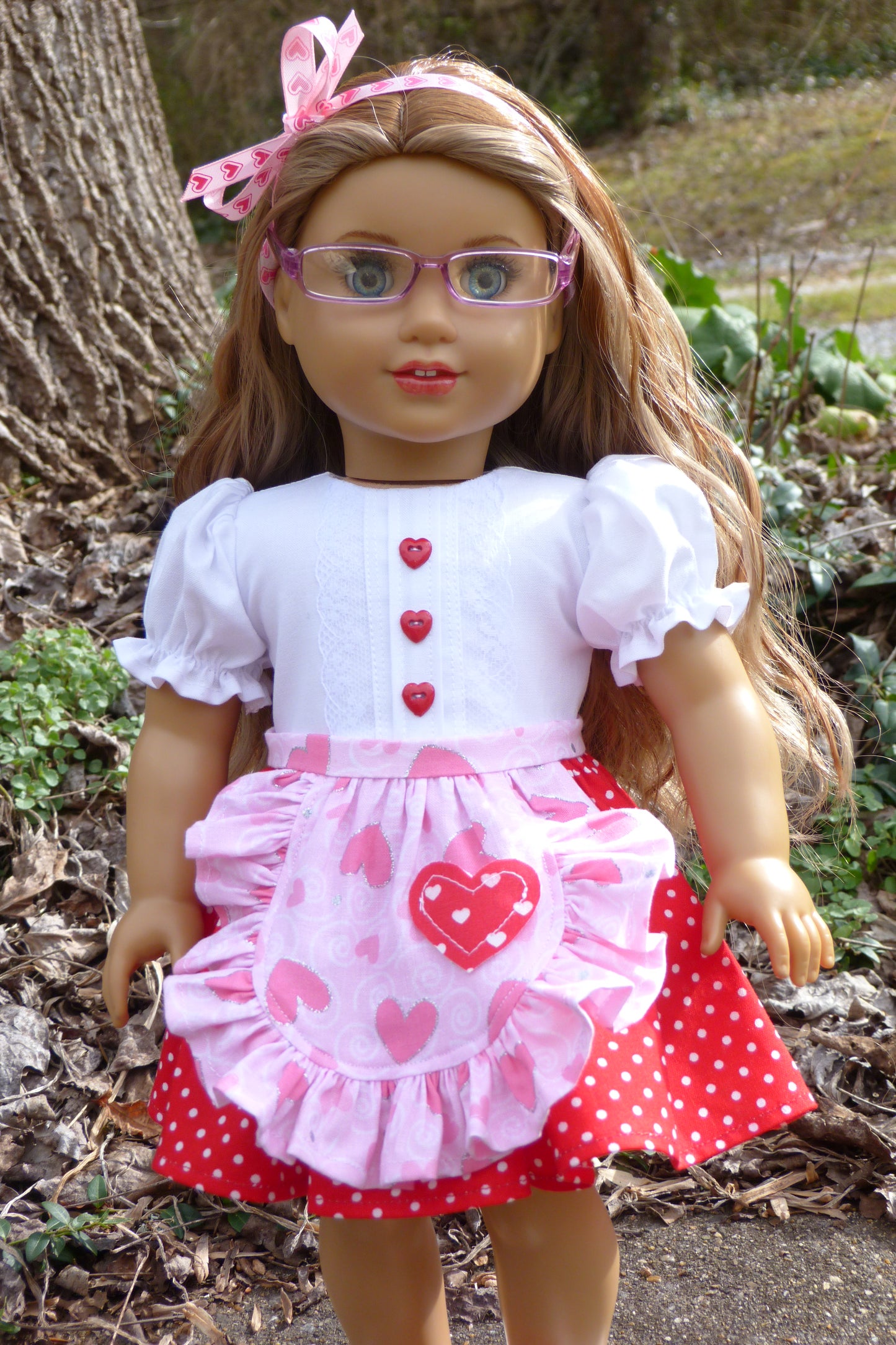 Sweetie Valentine Doll Outfit for 18 Inch AG Doll