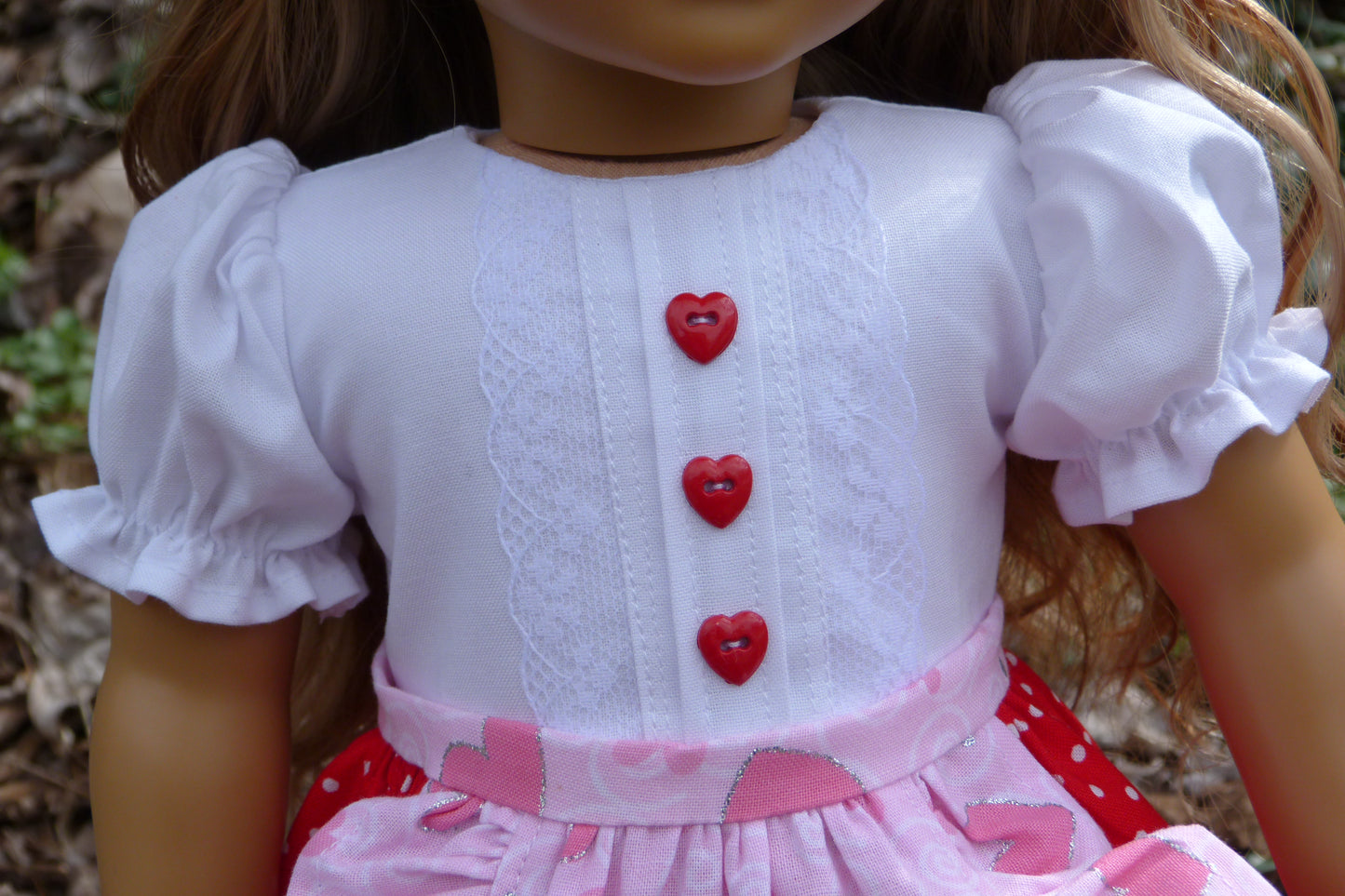 Sweetie Valentine Doll Outfit for 18 Inch AG Doll