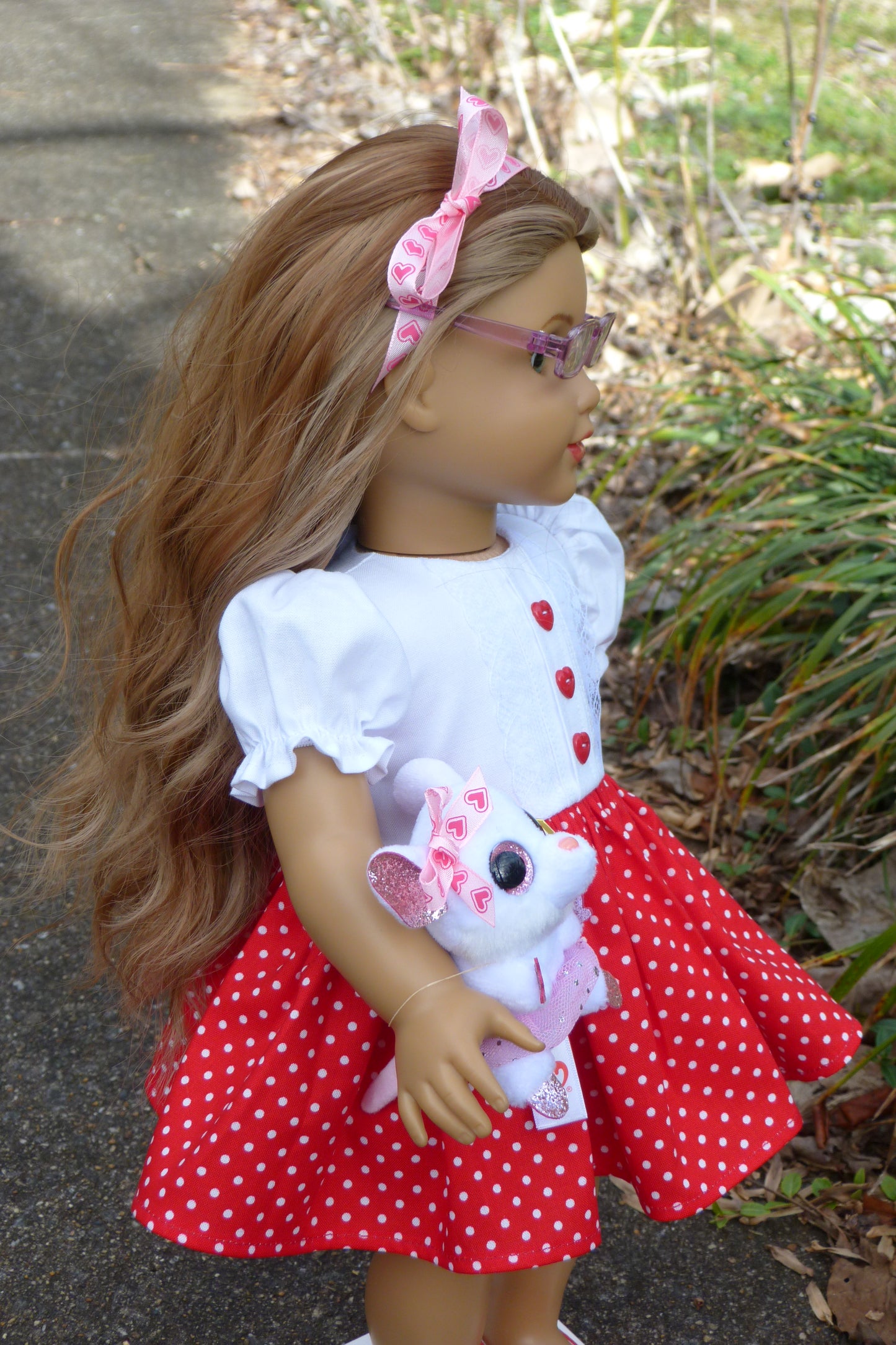 Sweetie Valentine Doll Outfit for 18 Inch AG Doll
